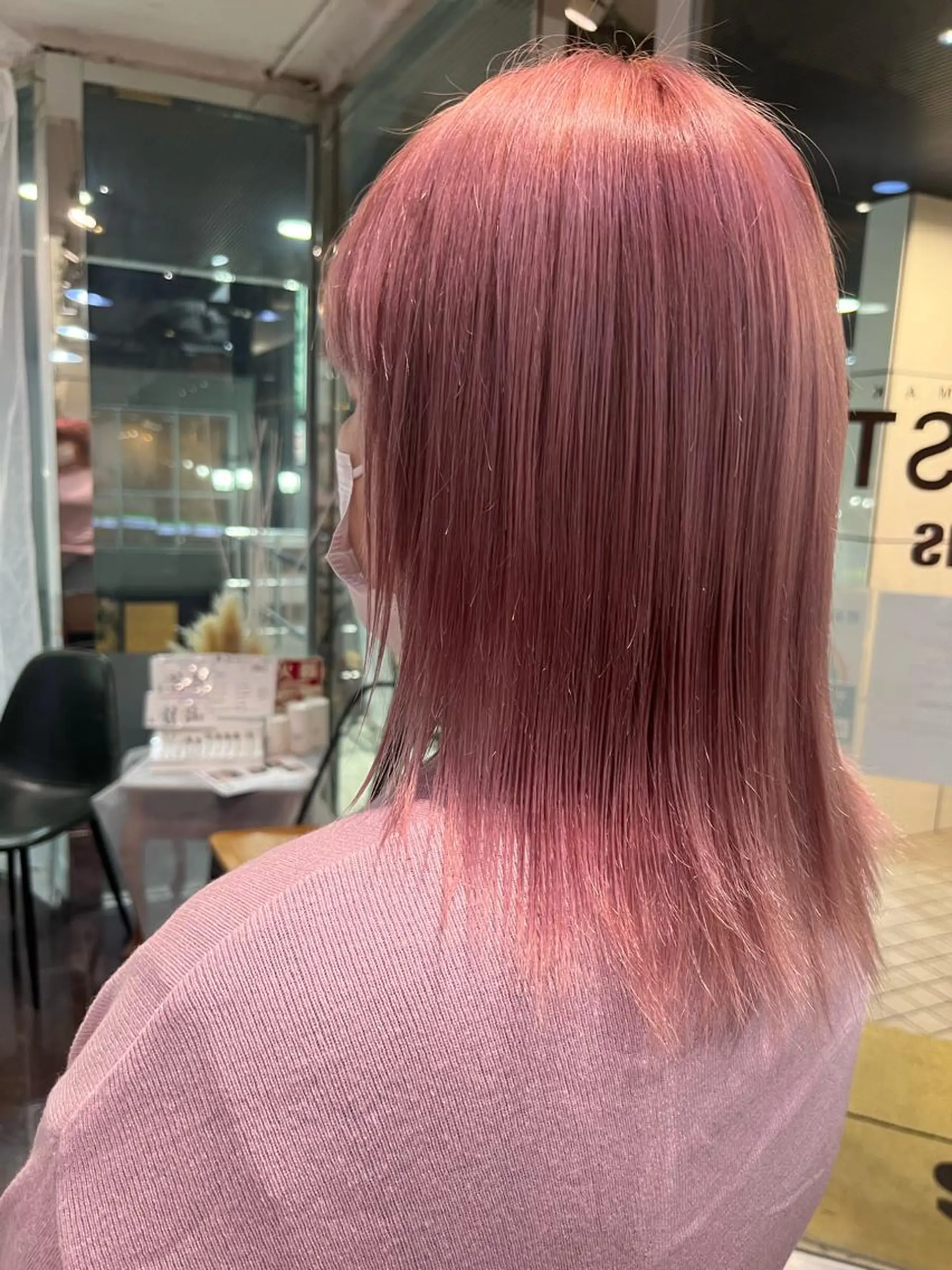 ミディアム カラー 💖デザインカラー/ タダ ハナカ💖のヘアスタイル