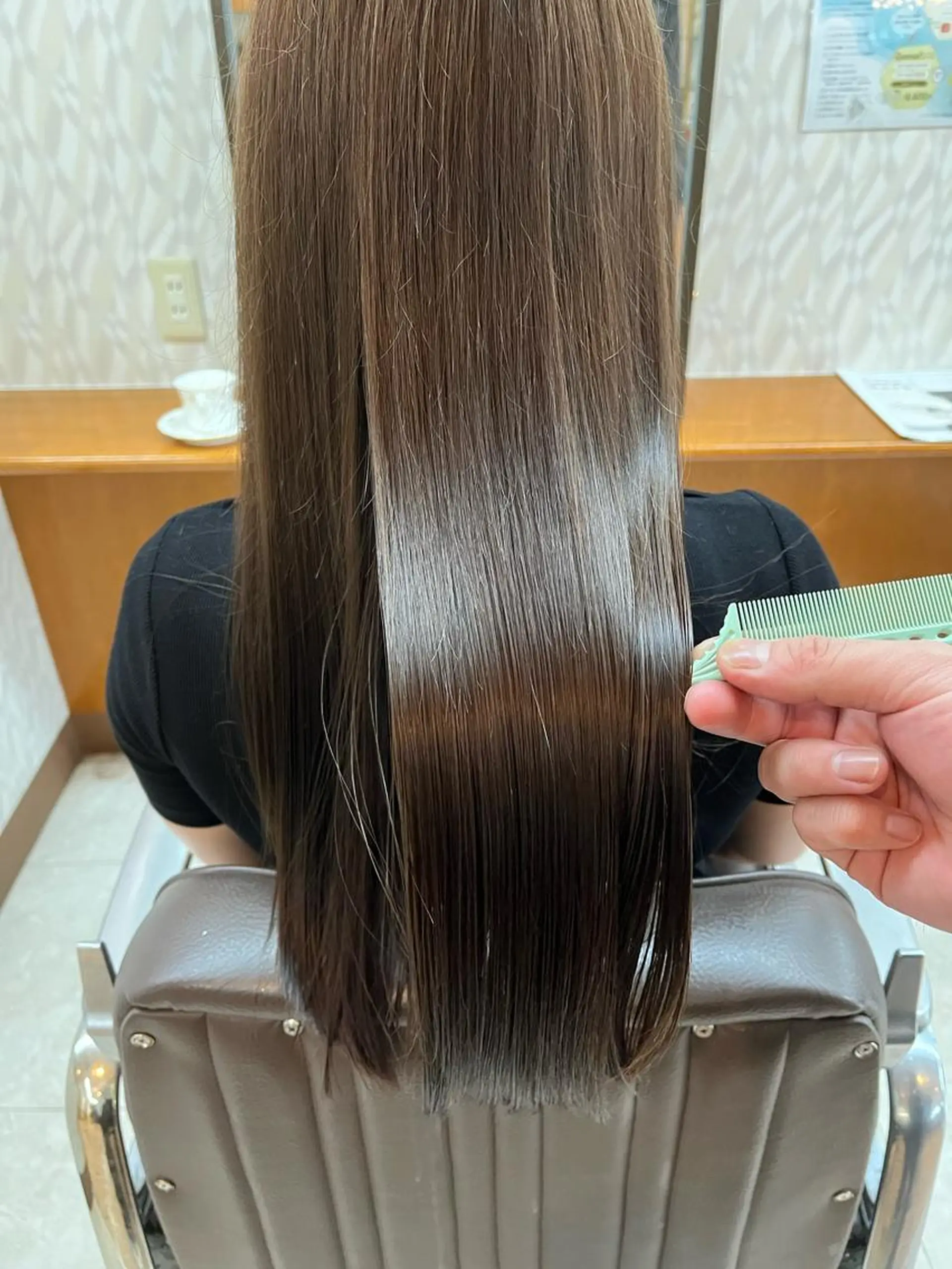 ロング カラー 髪質改善 熊谷 はつなのヘアスタイル
