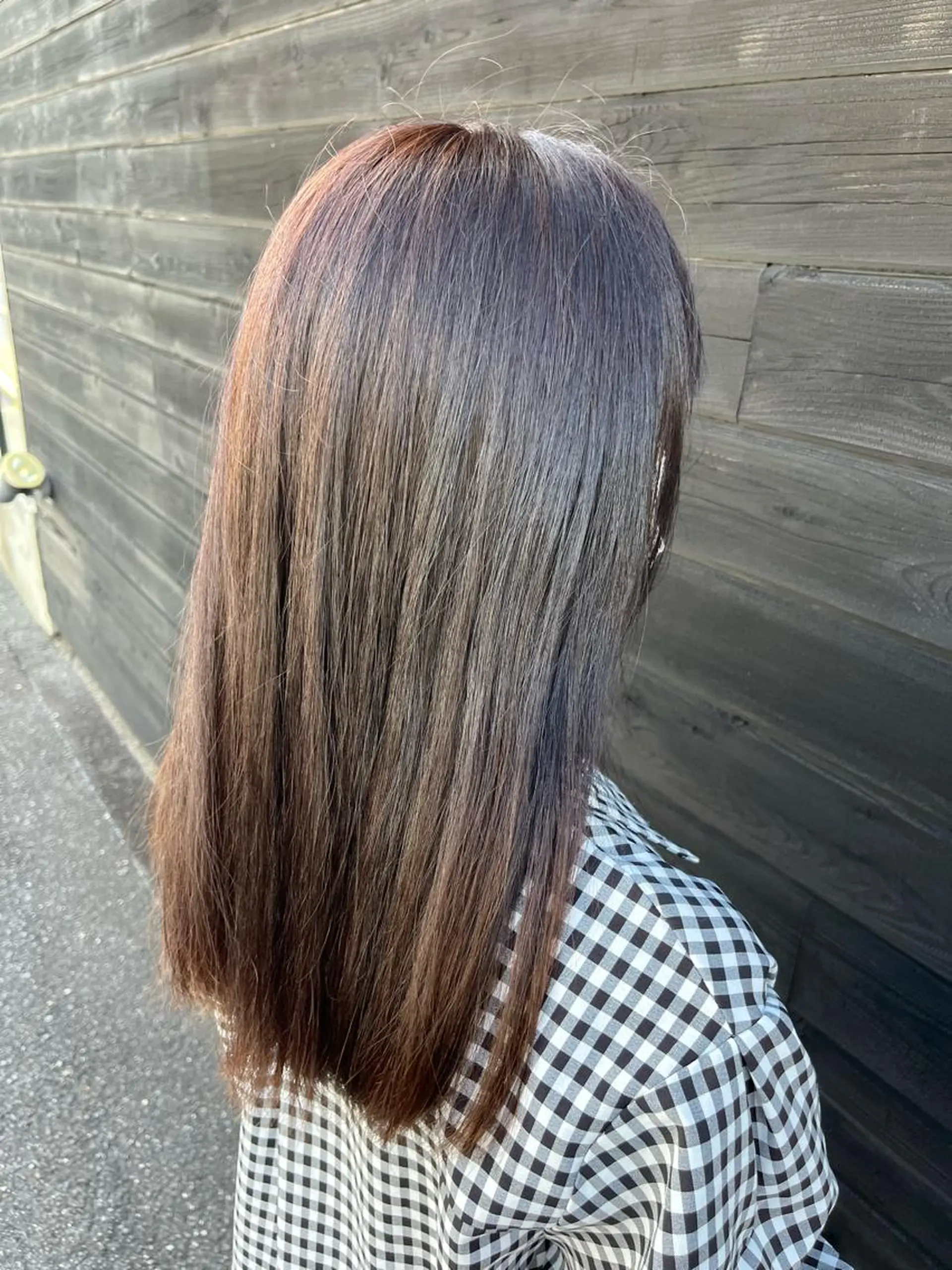 セミロング カラー 福田 成美のヘアスタイル