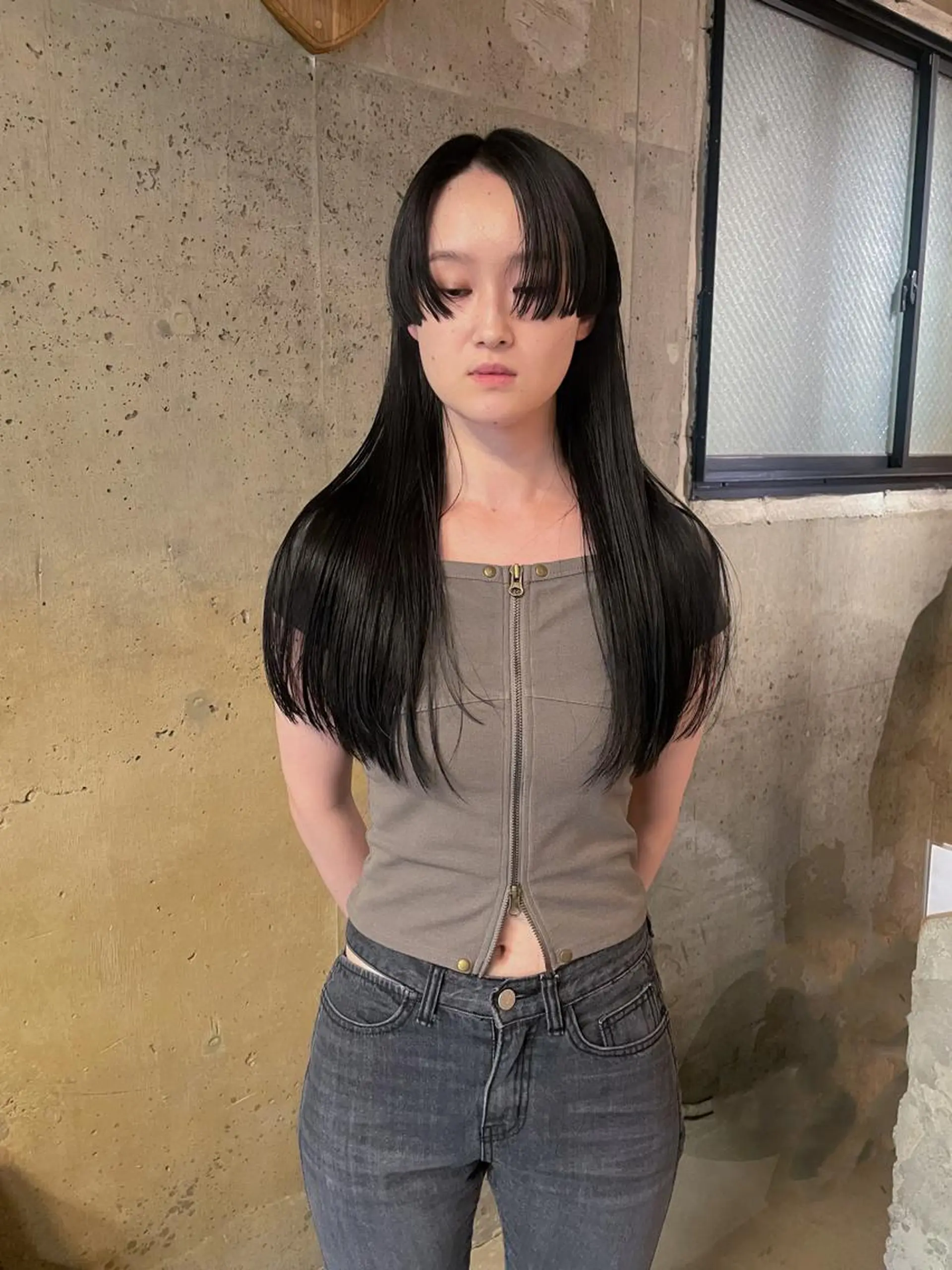 ロング カラー amy.所属・パーマ/レイヤー 岩山丈一郎のヘアスタイル