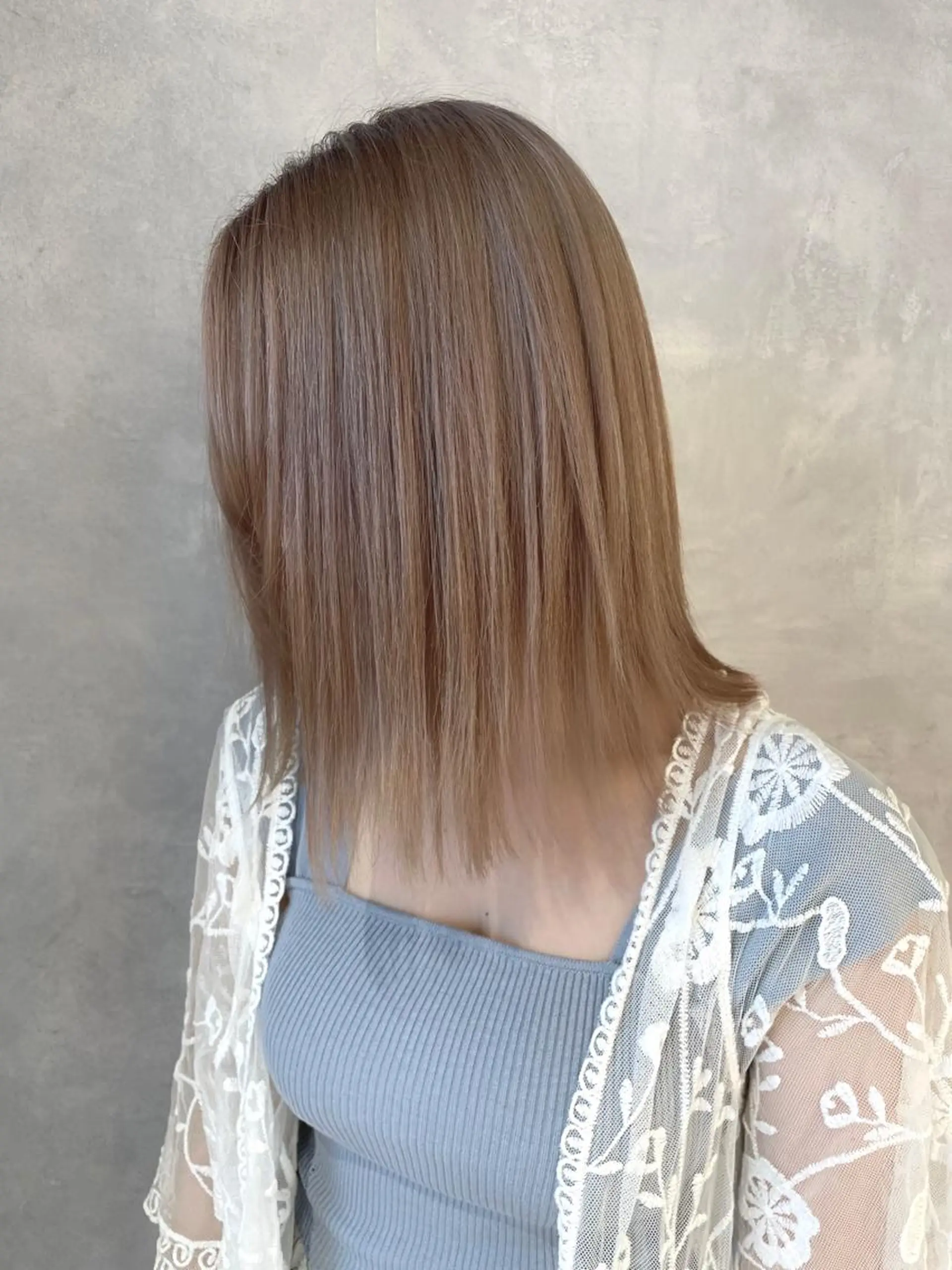 ミディアム カラー 美髪カラー✨本間 貴広のヘアスタイル