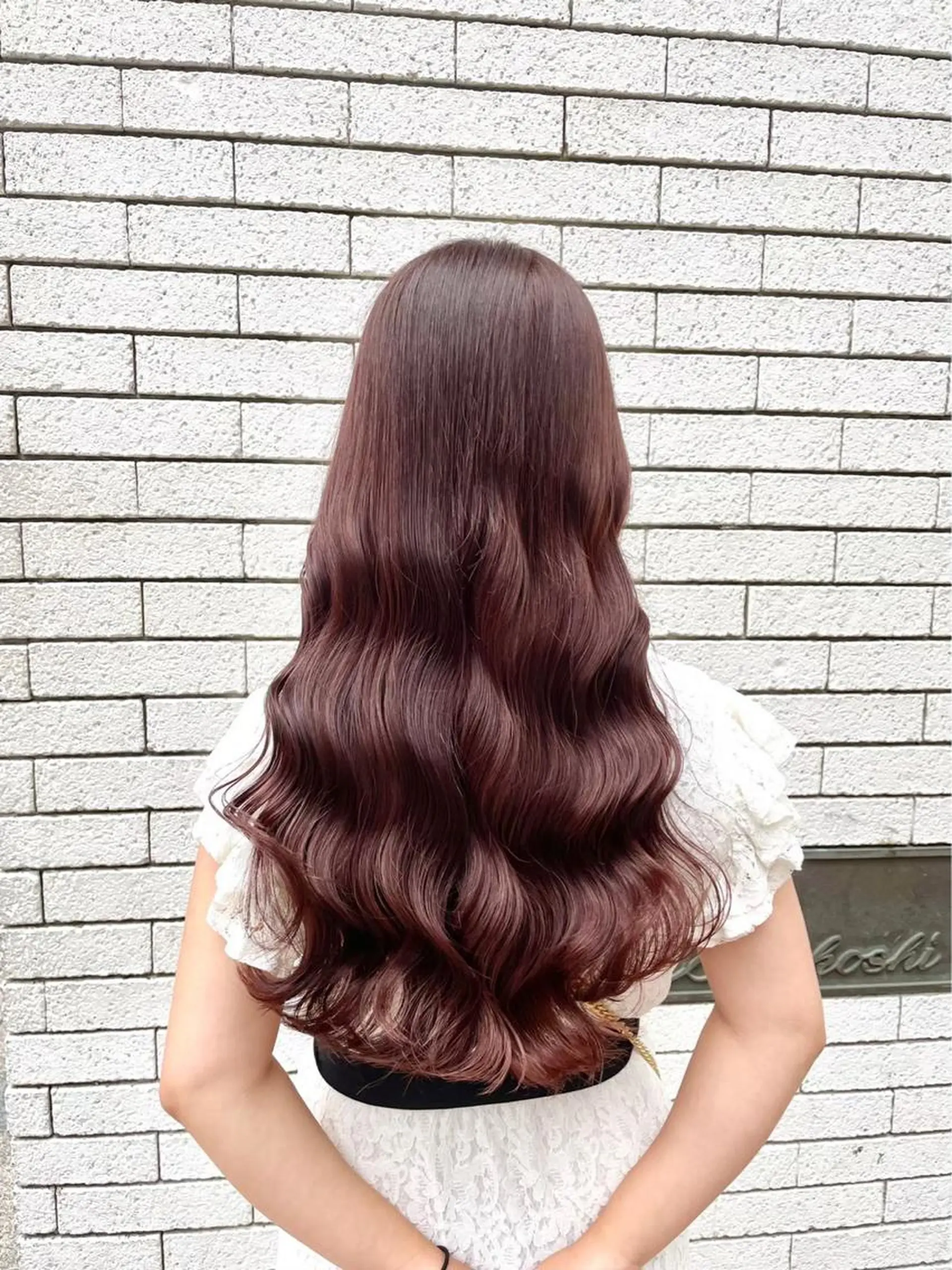 ロング カット 縮毛矯正 トリートメント ‎🤍髪質改善‎🤍 ‎ViVIE🤍のヘアスタイル