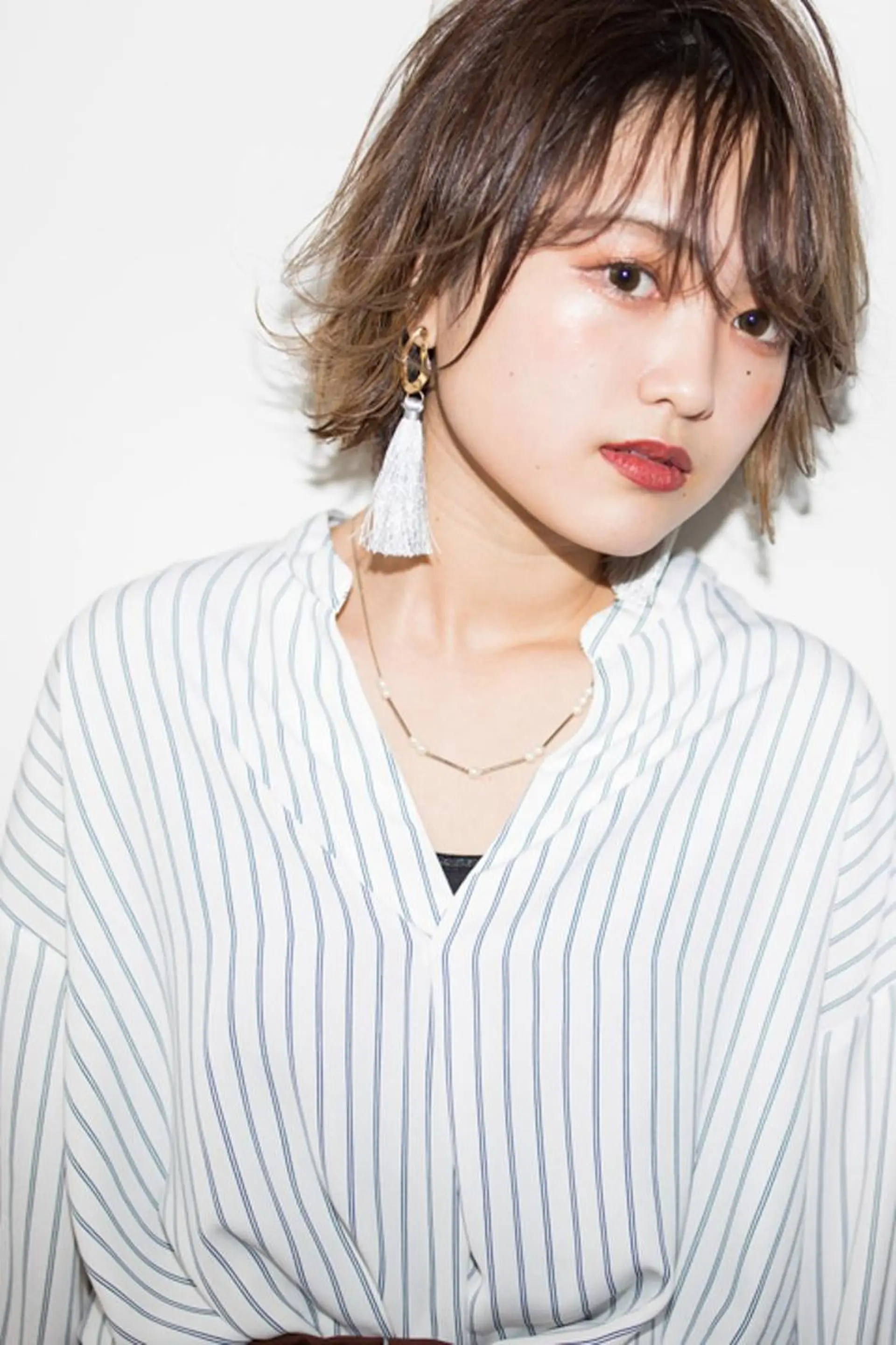 ショート カット トリートメント ブリーチ毛でもできる 髪質改善縮毛MIHOのヘアスタイル