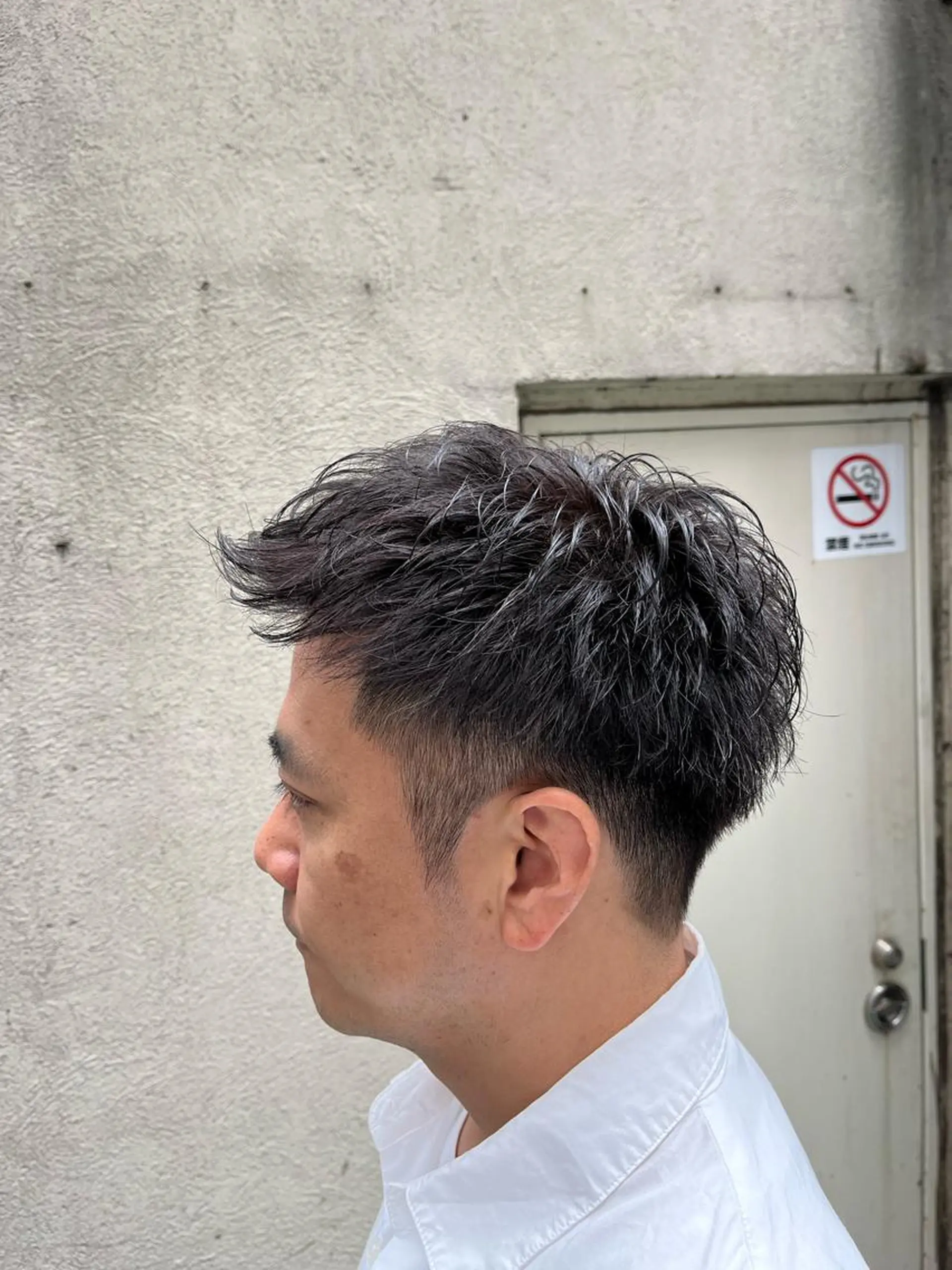 ショート カラー パーマ メンズ 🏆メンズヘア特化 🥇代表りんぺーのヘアスタイル