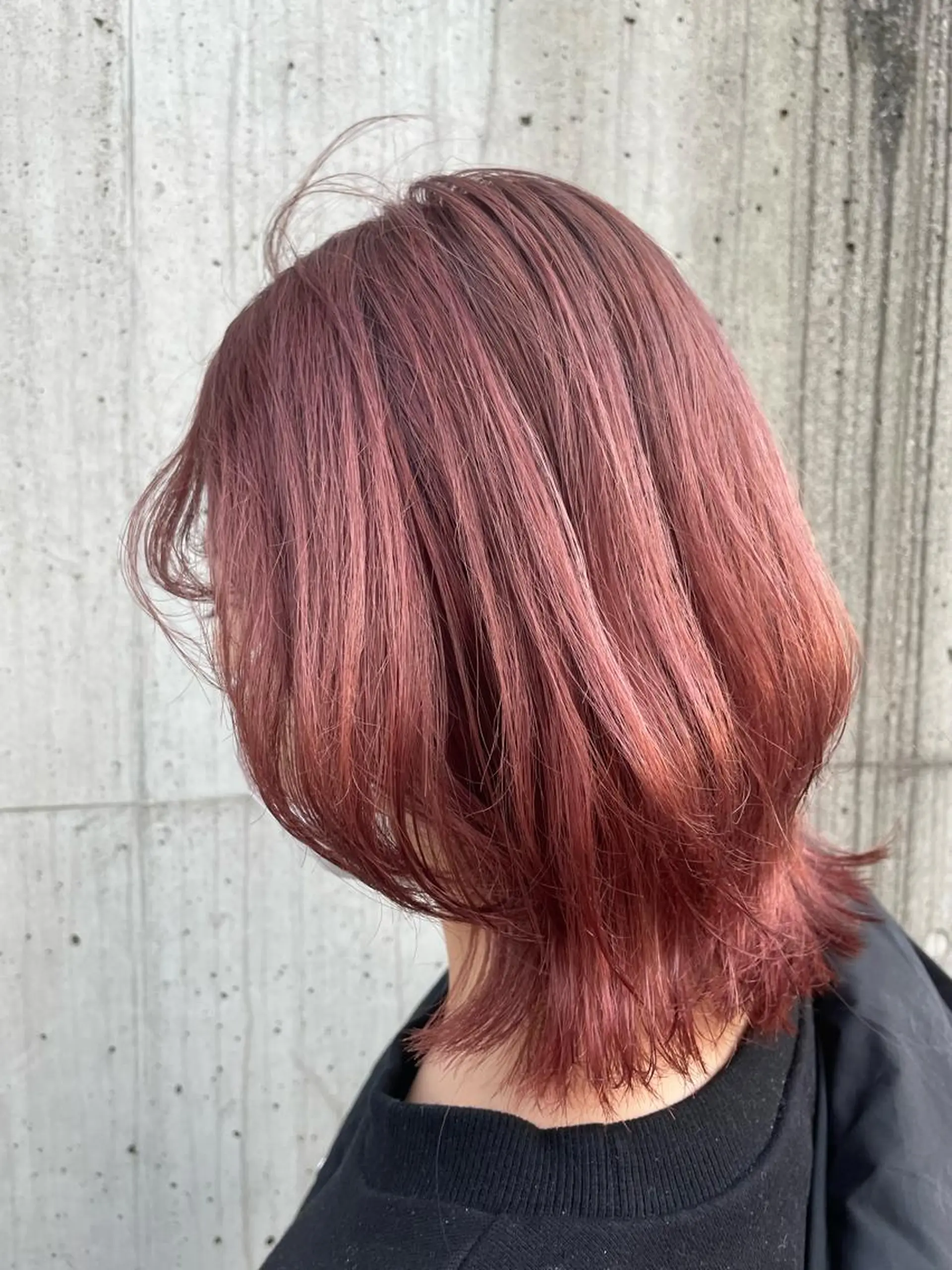 セミロング カラー パーマ ☀️海外レイヤー 🇺🇸/ヒナコのヘアスタイル