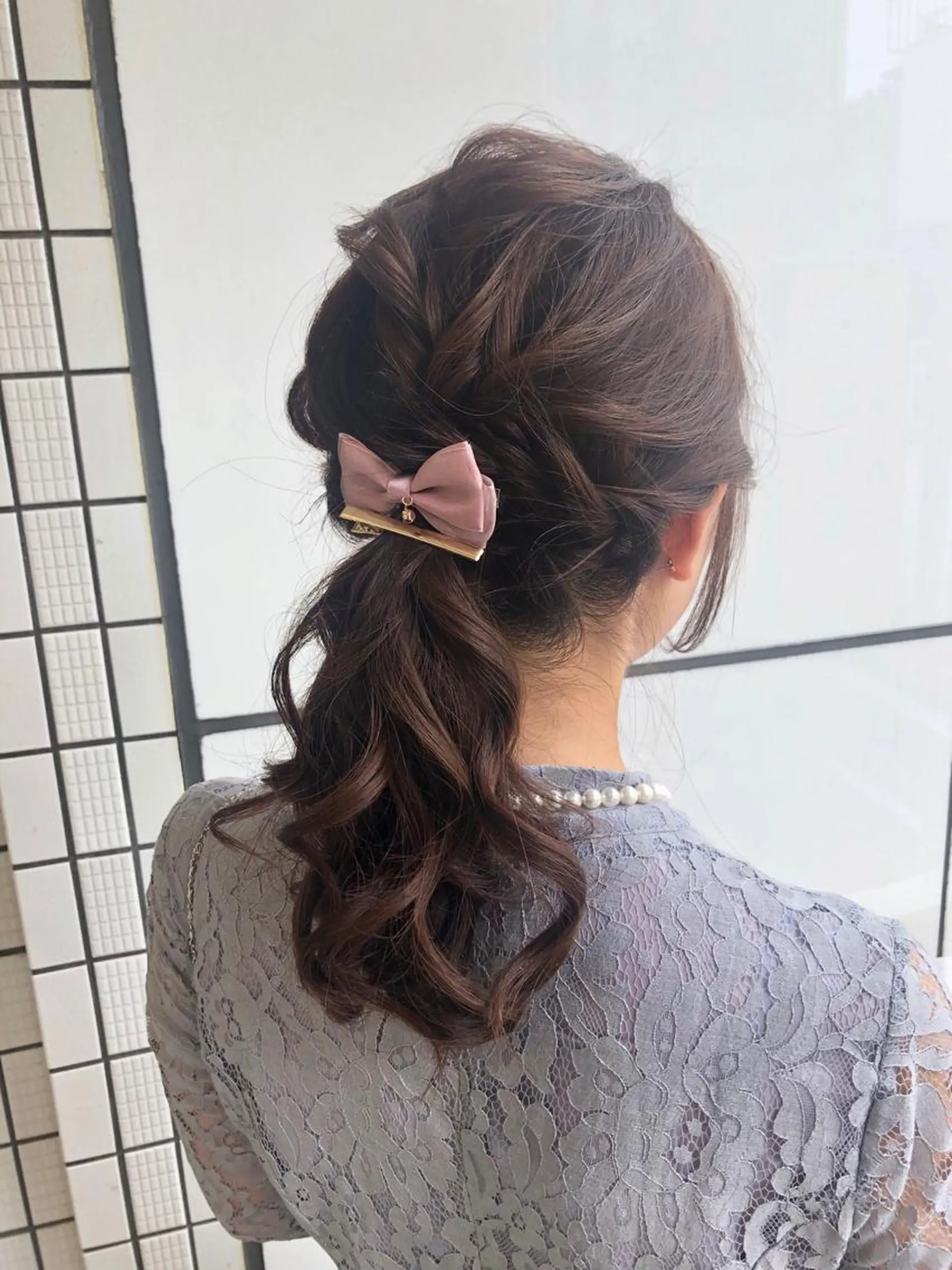 ミディアム ベージュカラー🧸 伊藤なつみのヘアスタイル