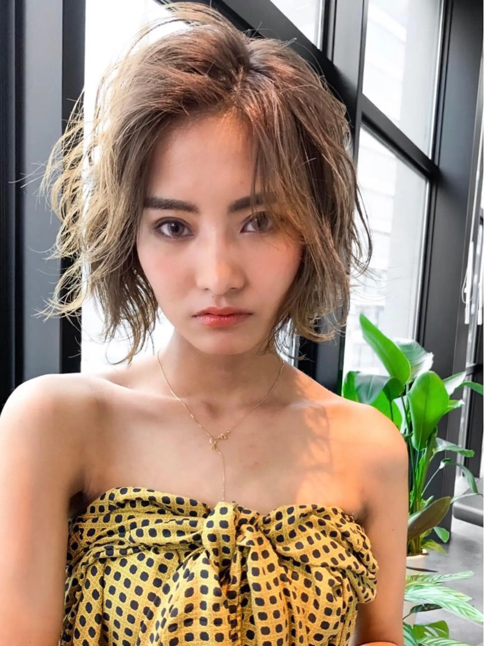 ミディアム カラー カット ヘアカラー トリートメント 🉐レイヤー/塩見 弘樹🉐渋谷のヘアスタイル