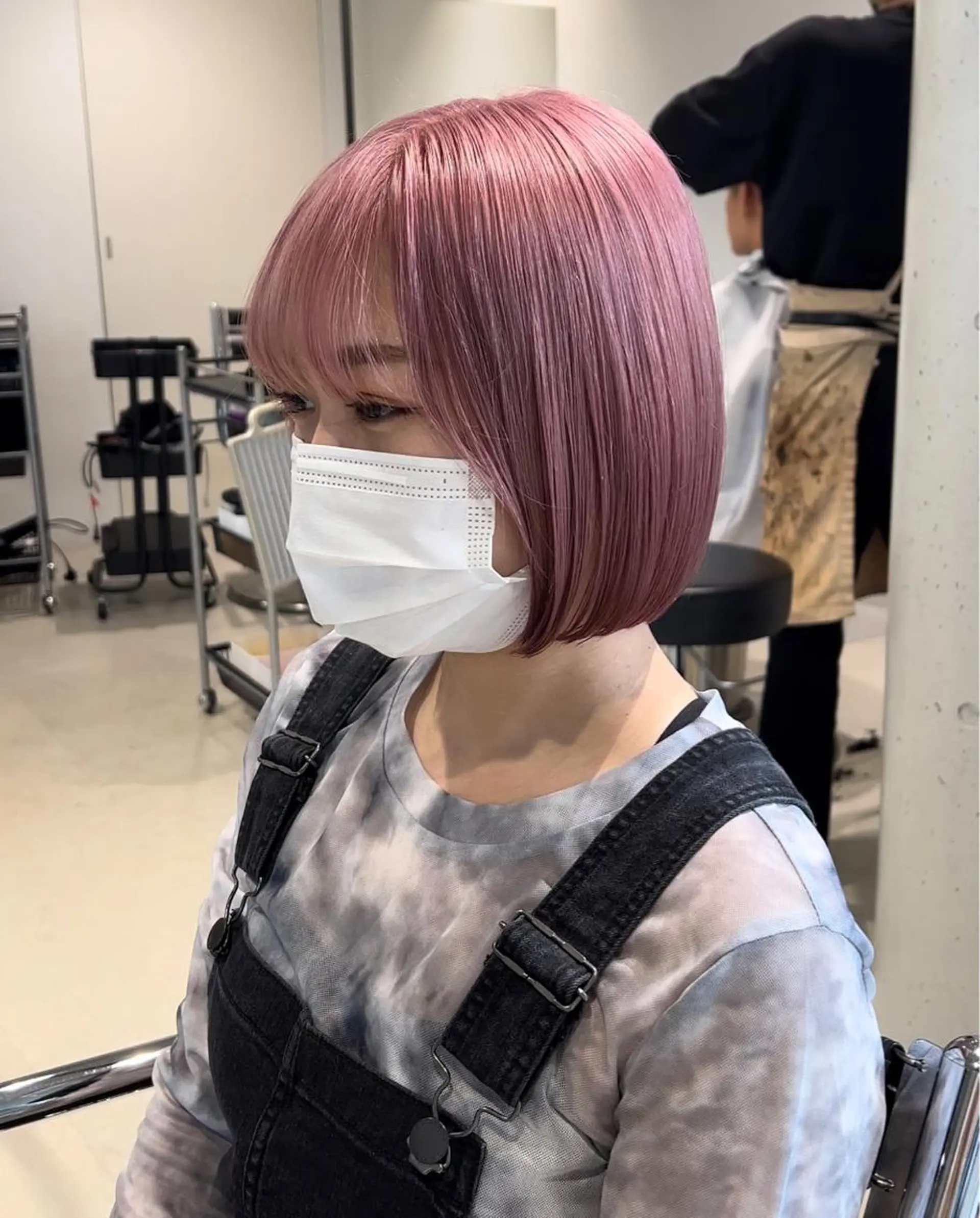 ミディアム カラー 赤みゼロ/透明感 カラー🌿KANTAのヘアスタイル