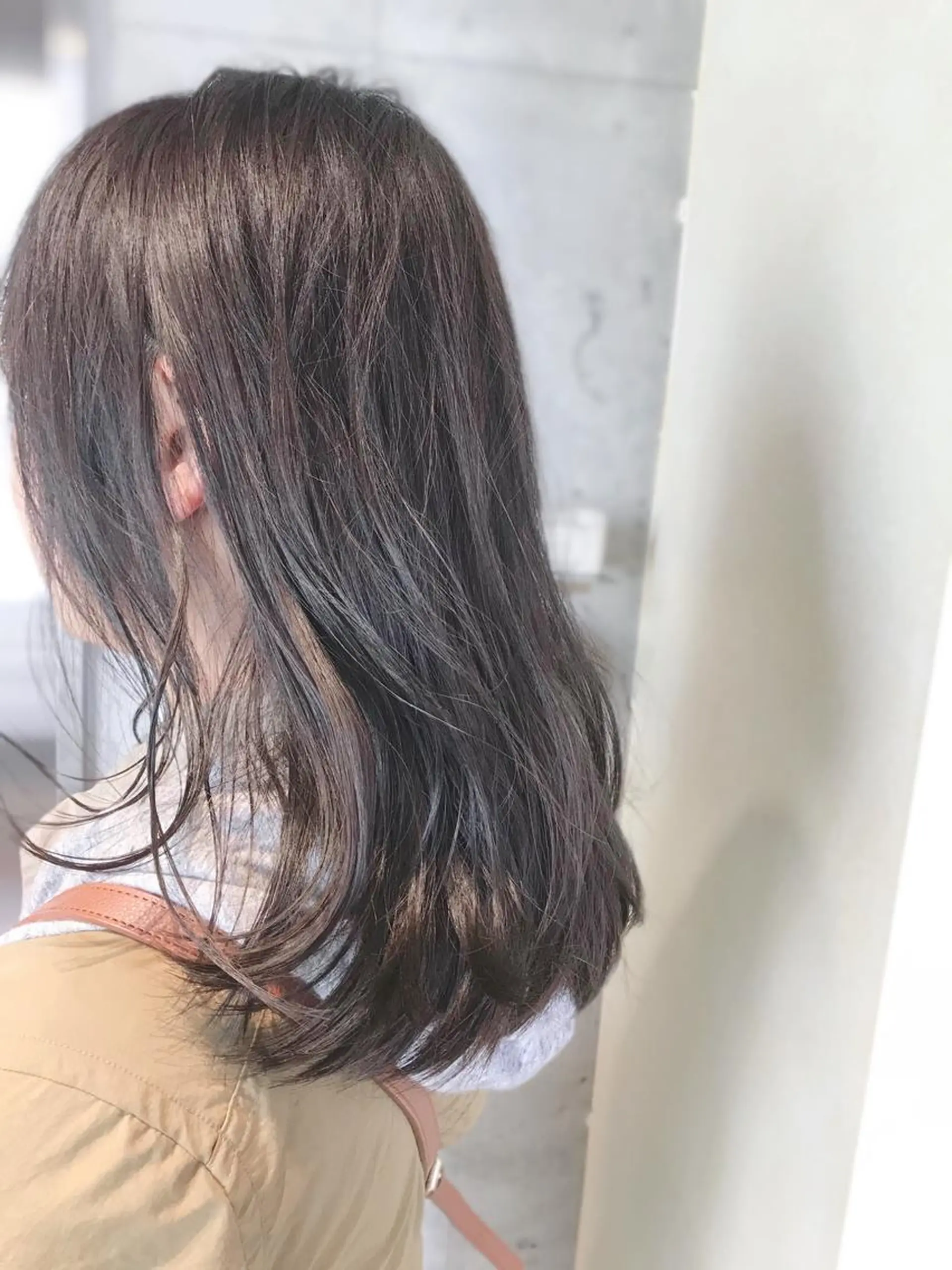 セミロング ヒラヤマ ユウスケのヘアスタイル