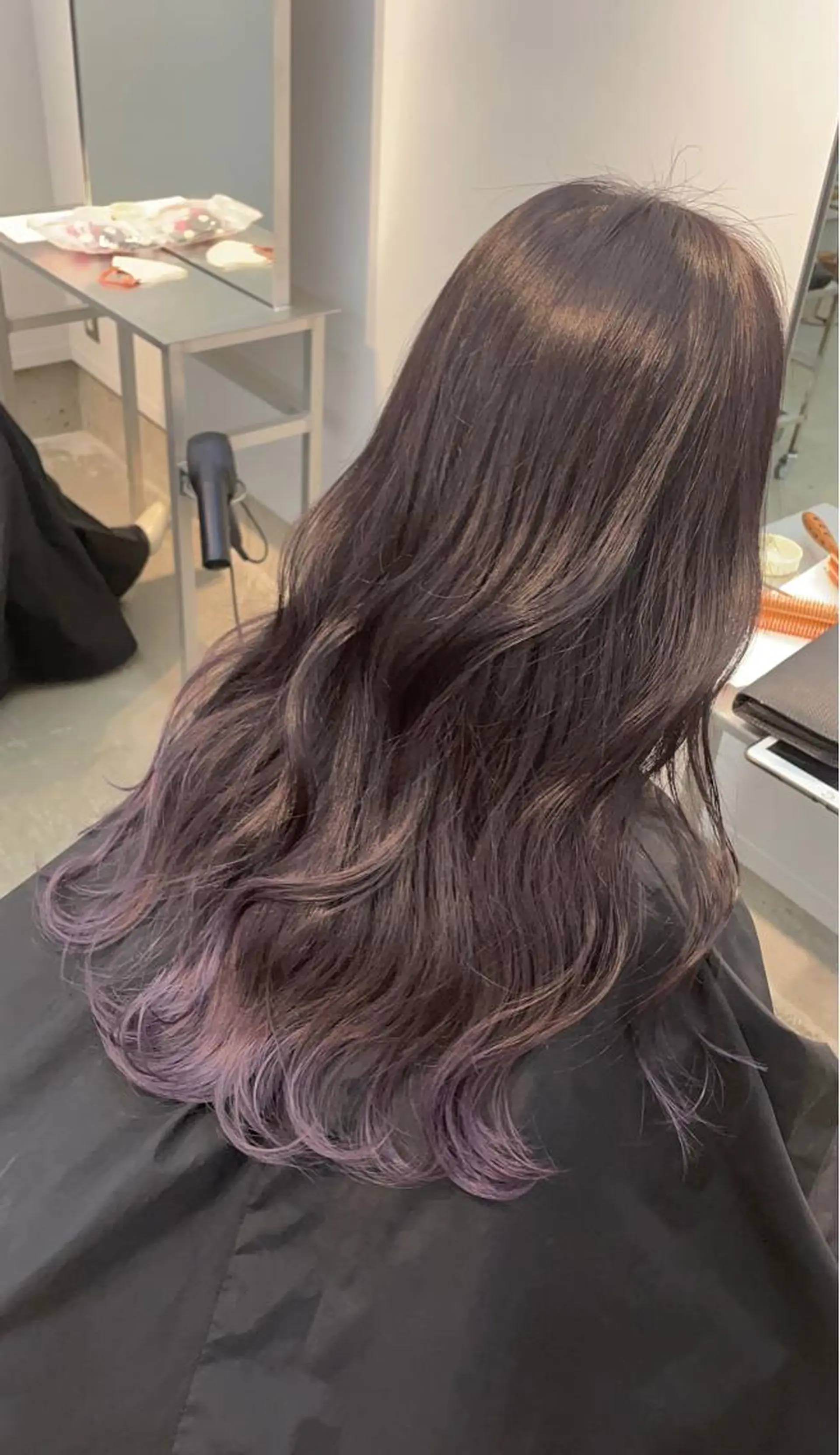 ロング カラー ヘアアレンジ ハイトーンカラー/ miyuuのヘアスタイル