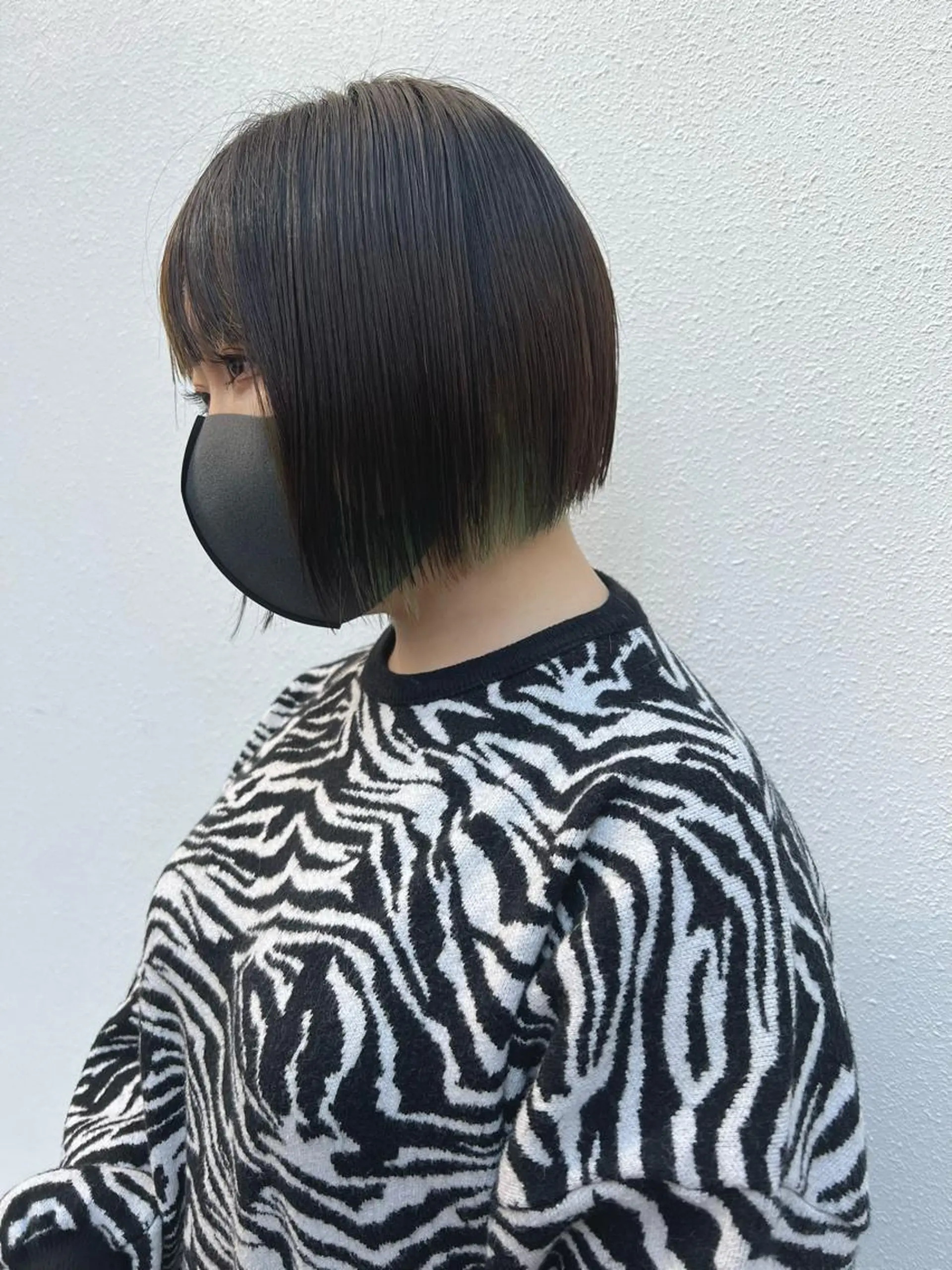 ショート 切りっぱなしボブ ボブ 「sumi」 AMIのヘアスタイル