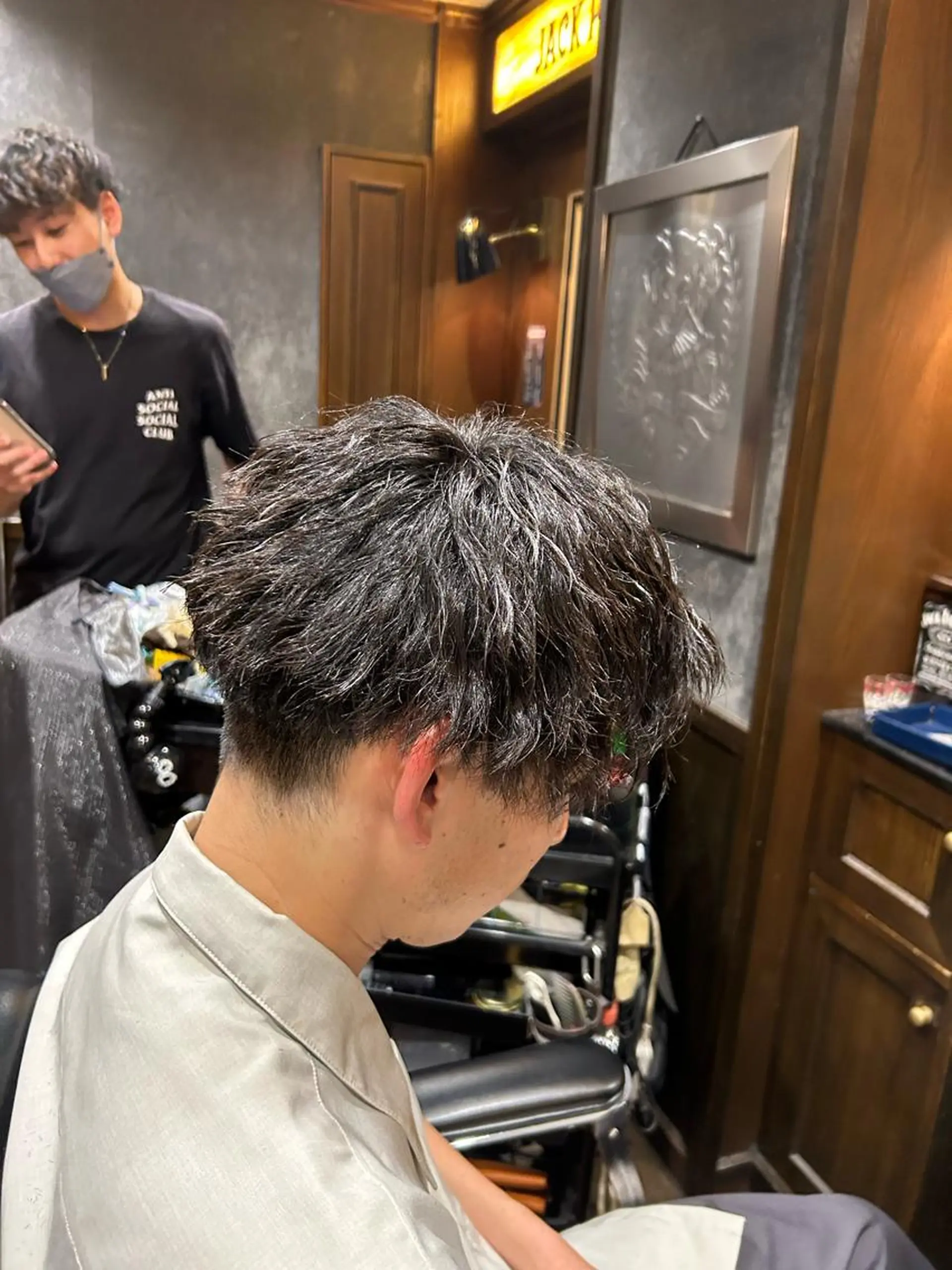 パーマ ツイストスパイラルパーマ スパイラルパーマ 西本 健斗のヘアスタイル