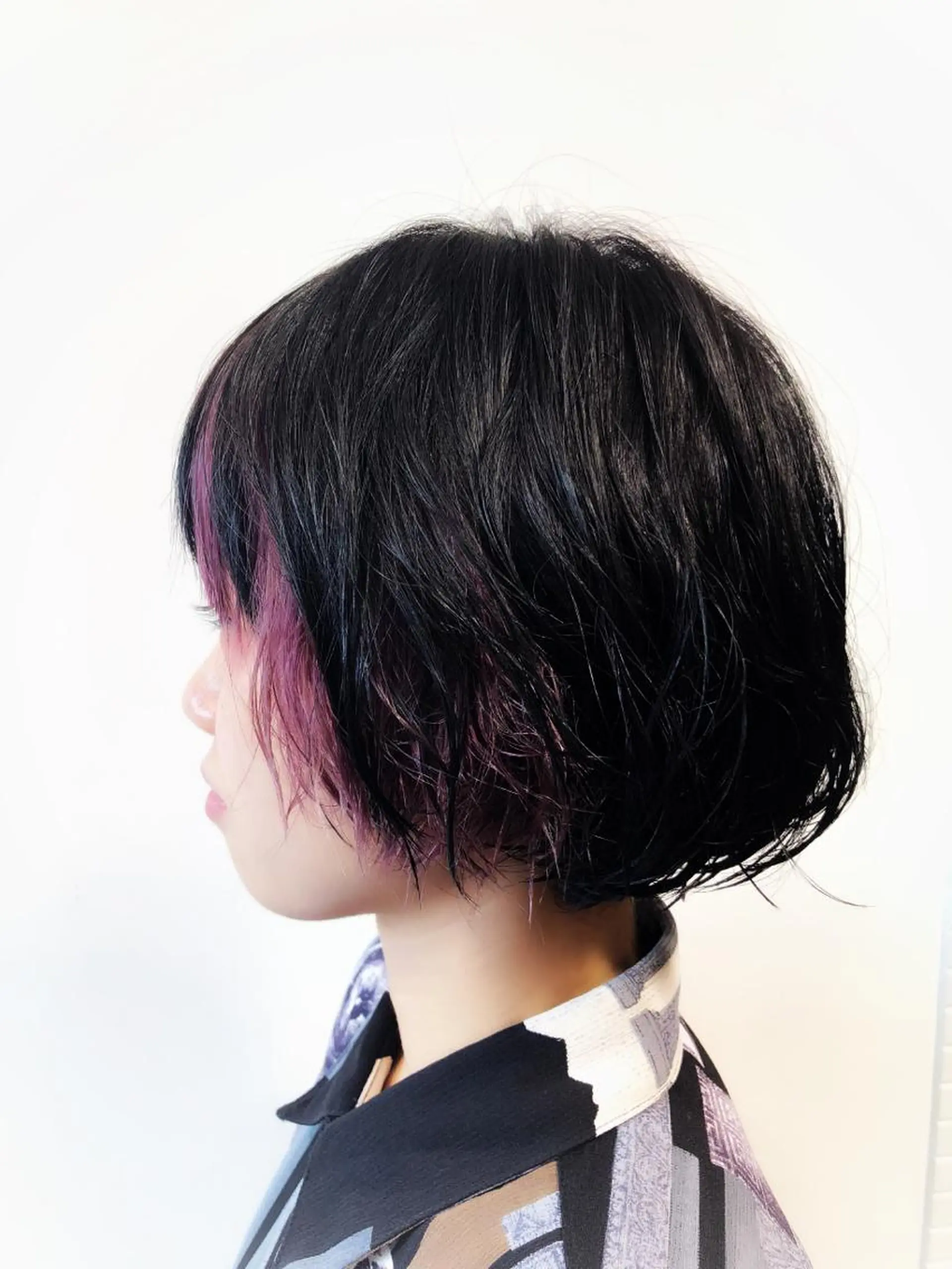 ミディアム カラー 星 沙織のヘアスタイル