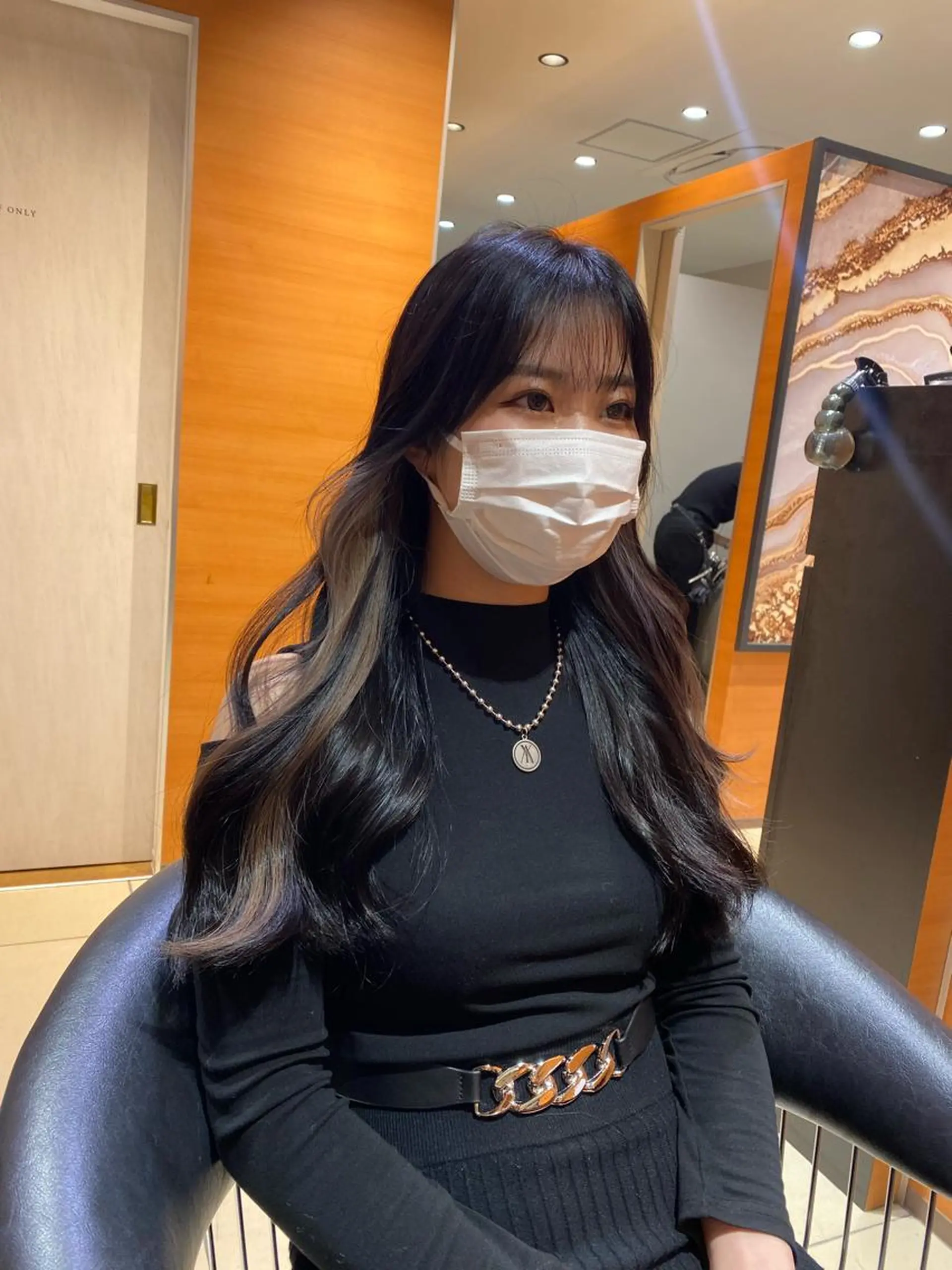 ロング カラー 韓国ヘア🕊村上 ののこ🕊のヘアスタイル