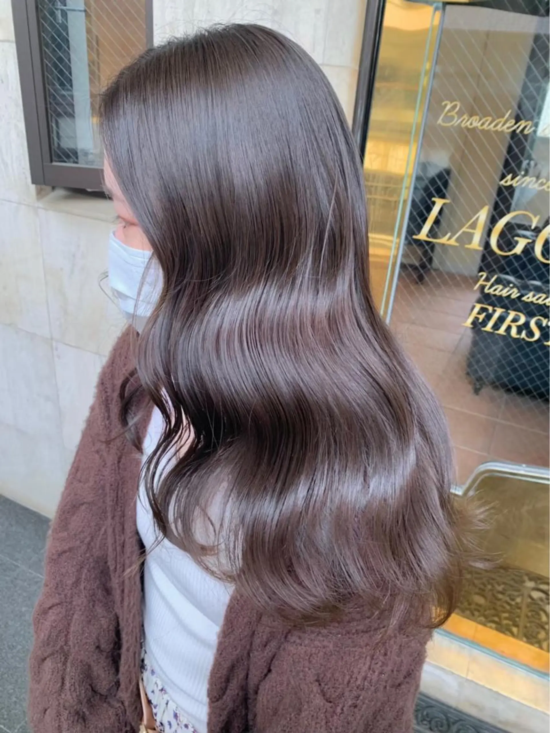 セミロング ヘアカラー トリートメント ヘッドスパ 韓国系レイヤー特化 hiroのヘアスタイル