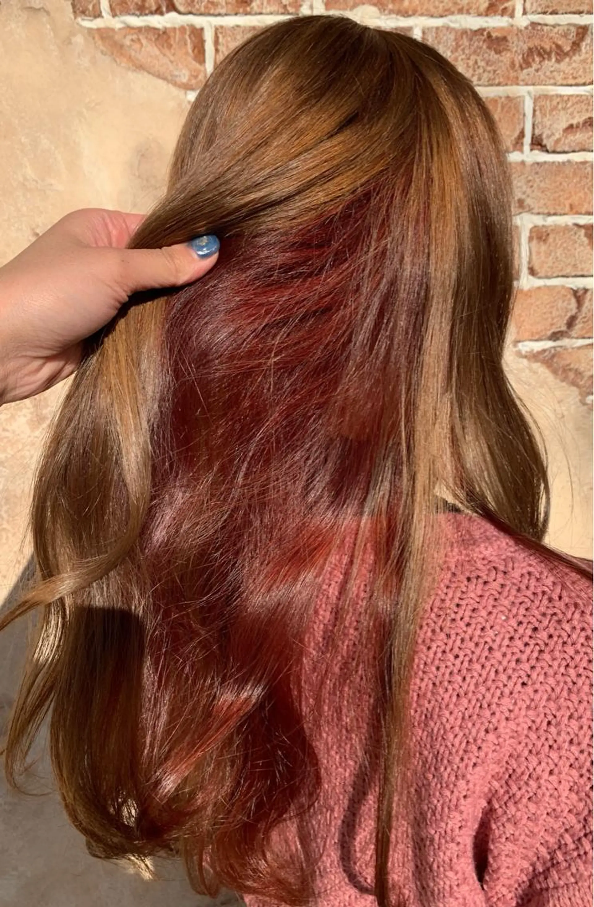 ロング カラー ベージュカラー ピンクカラー 艶カラー/ Nanamiのヘアスタイル