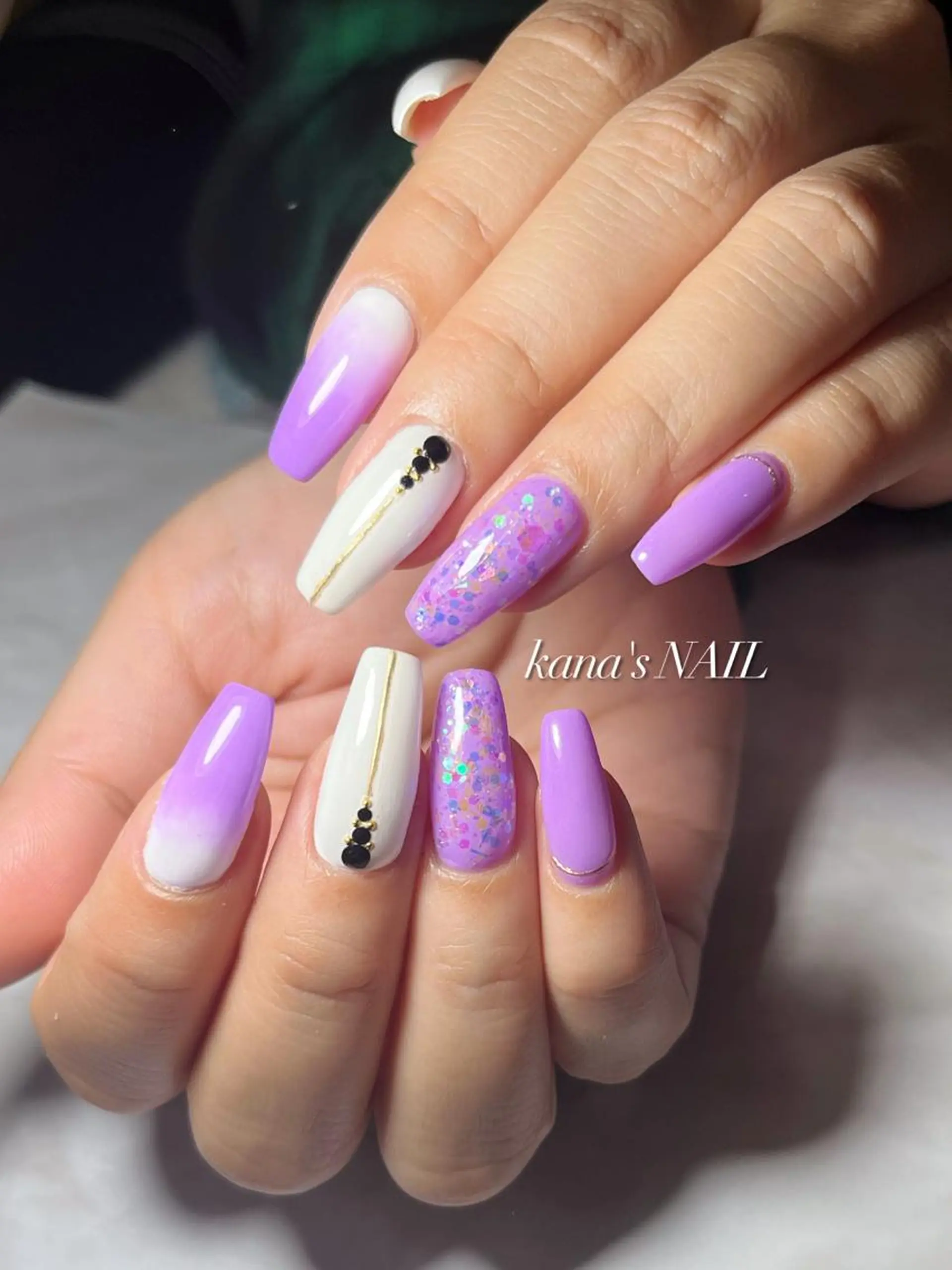 ネイル かな/40代からの カジュアルネイルのネイルデザイン