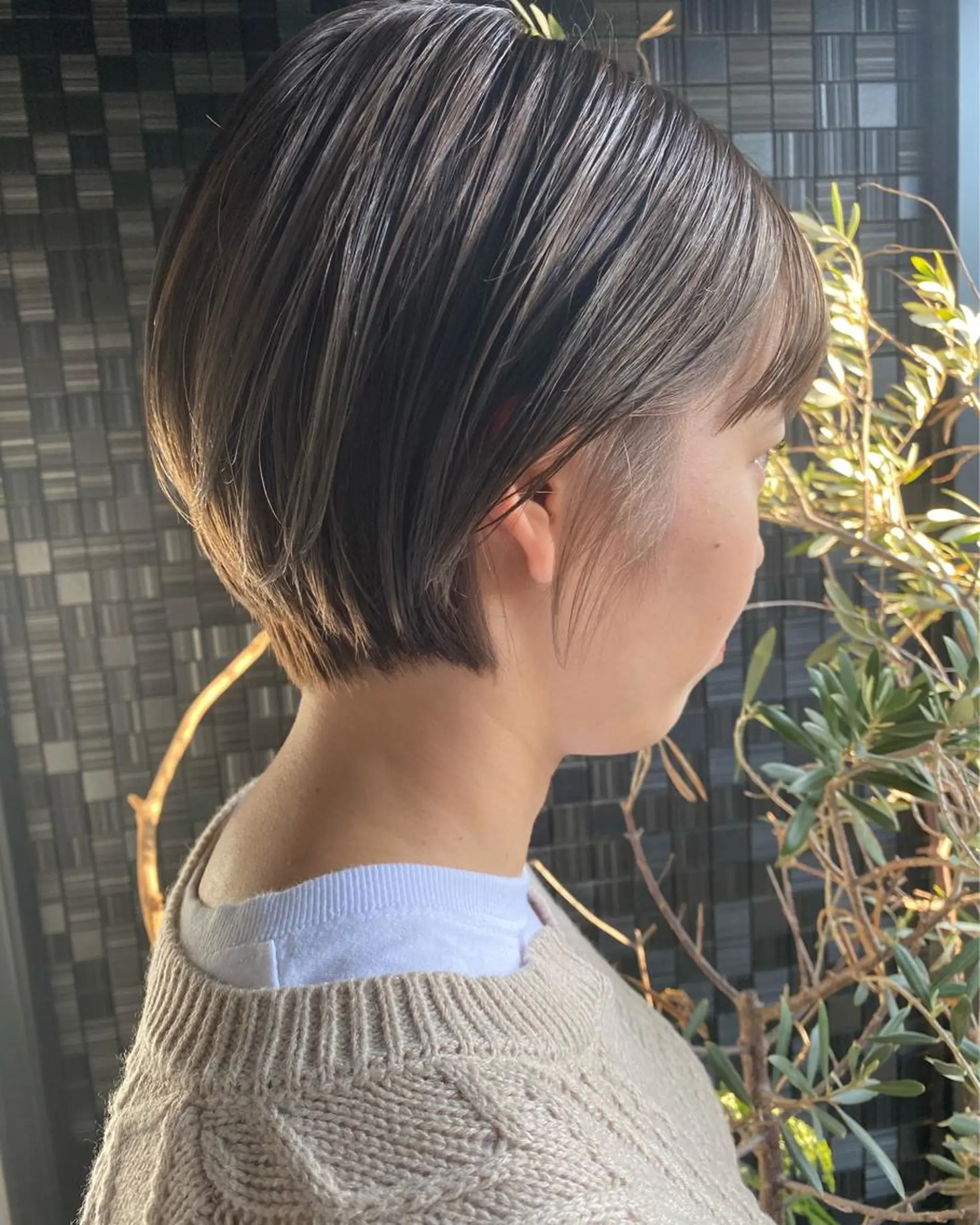 ショート カラー ショートヘア 坂井 希百のヘアスタイル