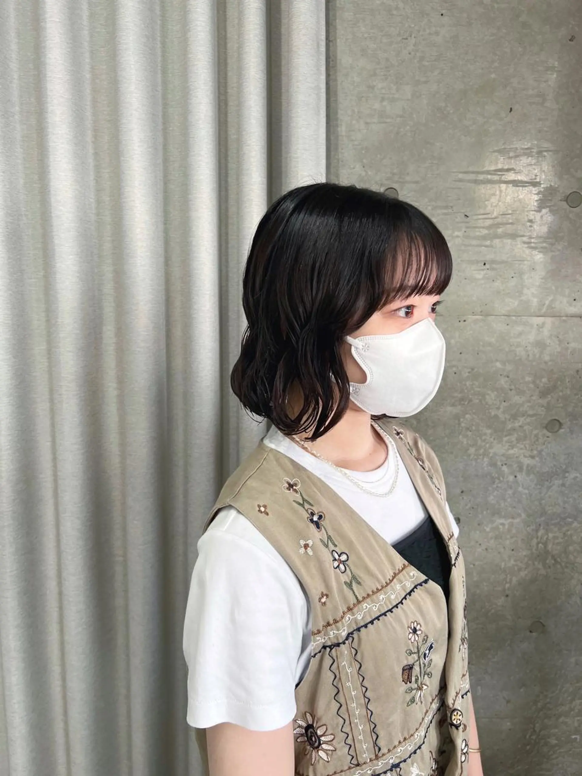 パーマ ボブパーマコテ巻き風 パーマNo1深江秀平のヘアスタイル