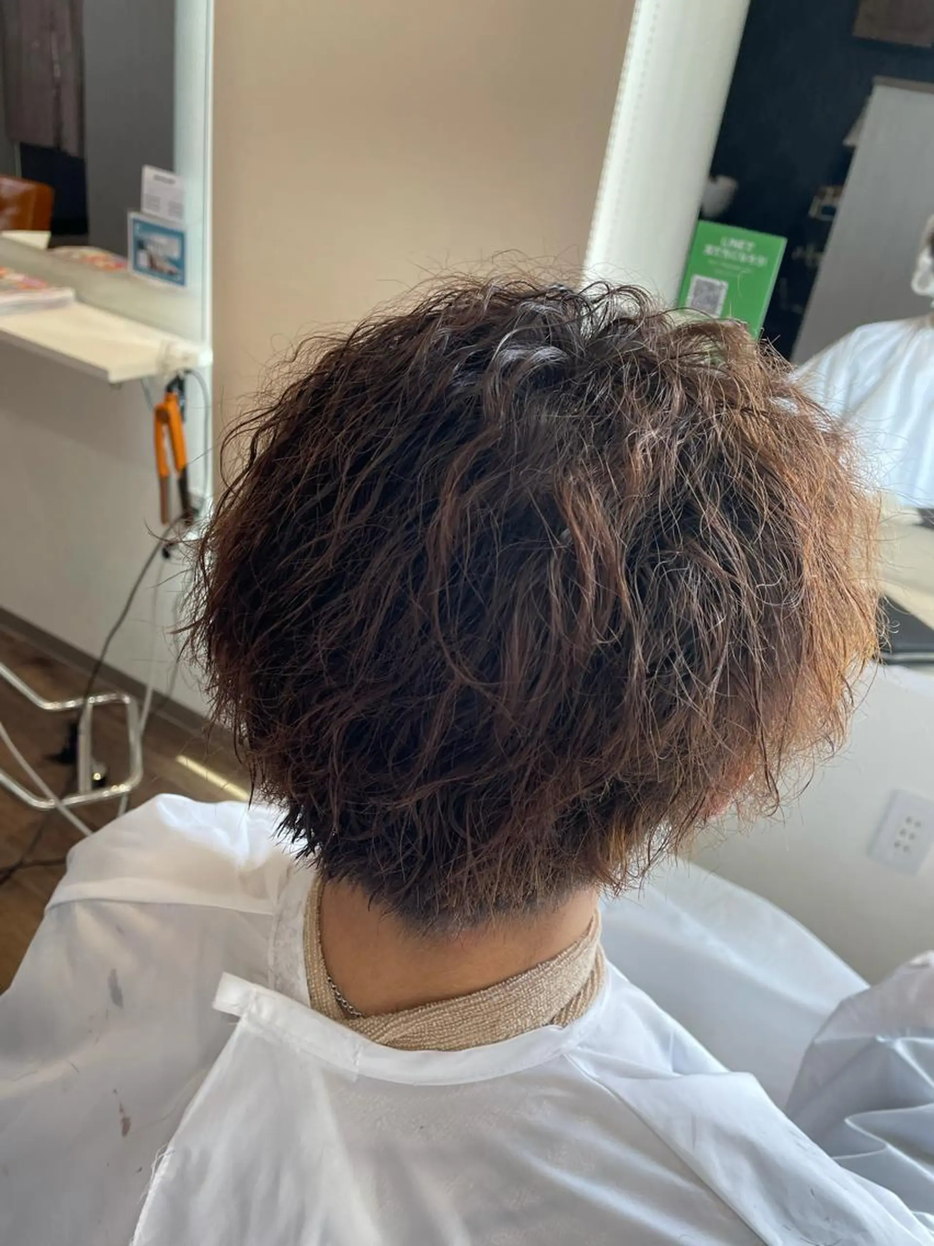 パーマ 高崎 絵里子のヘアスタイル