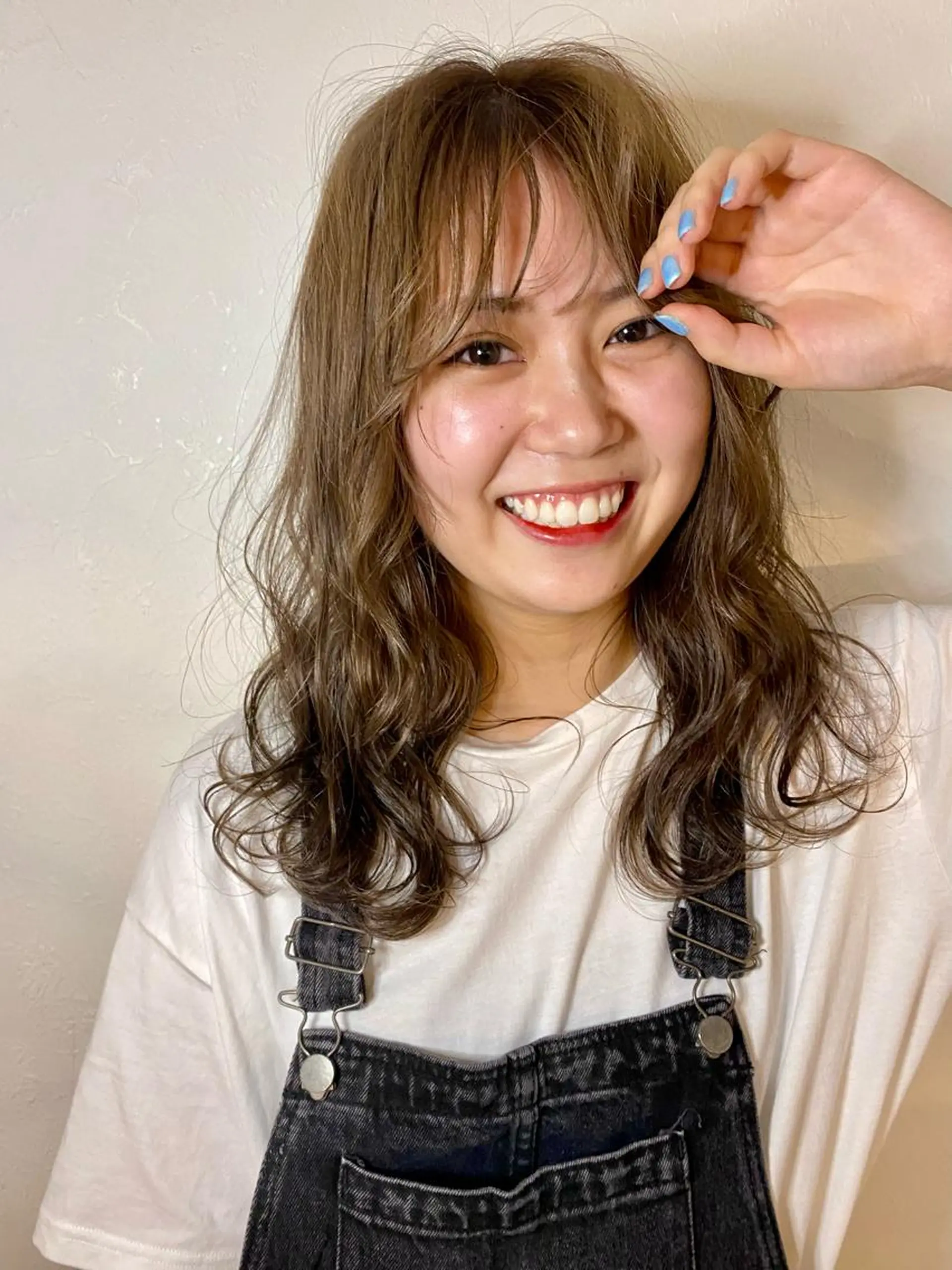 セミロング カラー パーマ カット ヘアカラー トリートメント m ā l o. マァロのヘアスタイル