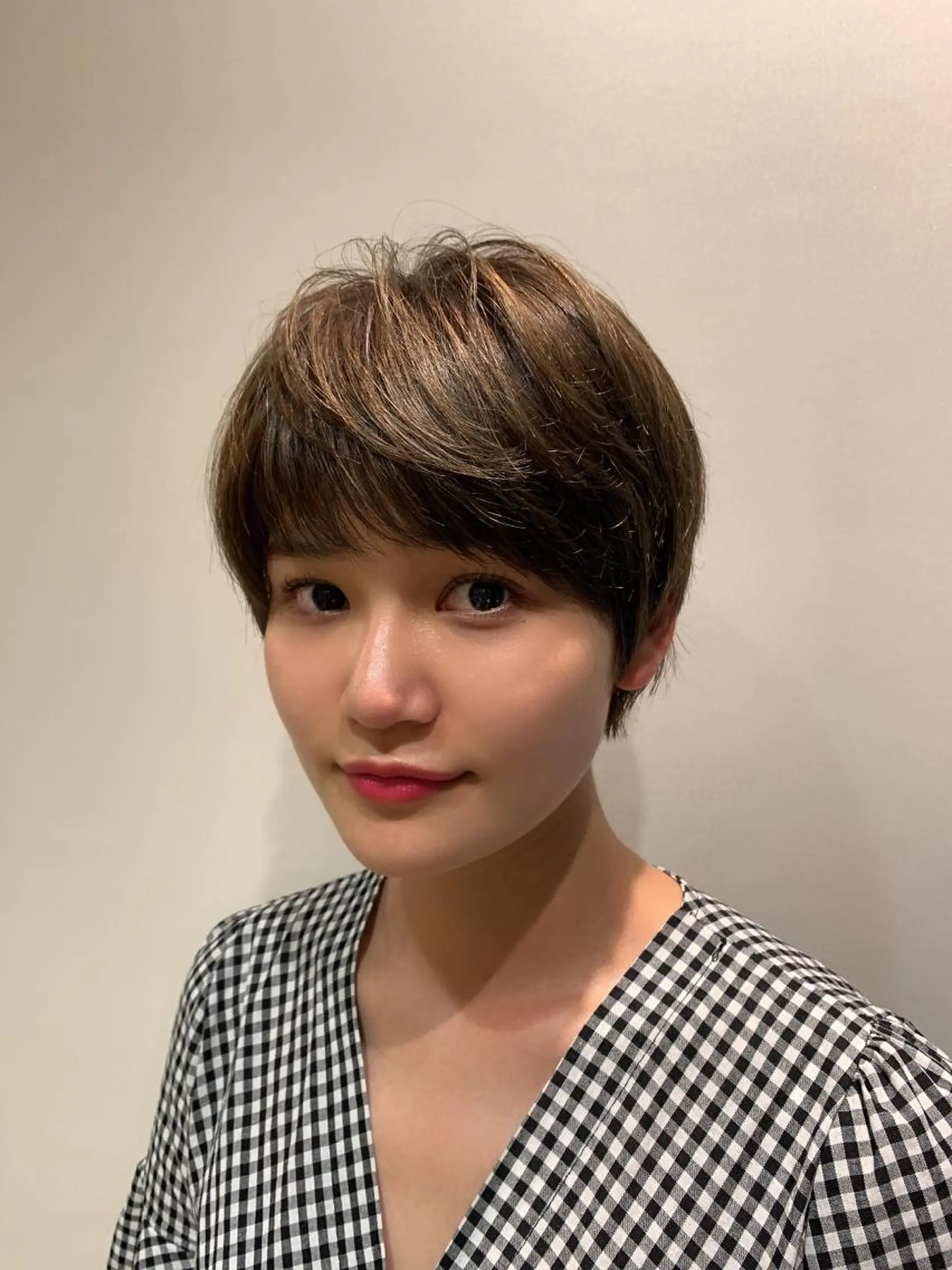 ショート カット トリートメント 縮毛/ショート/ ボブ/レイヤー/小原のヘアスタイル