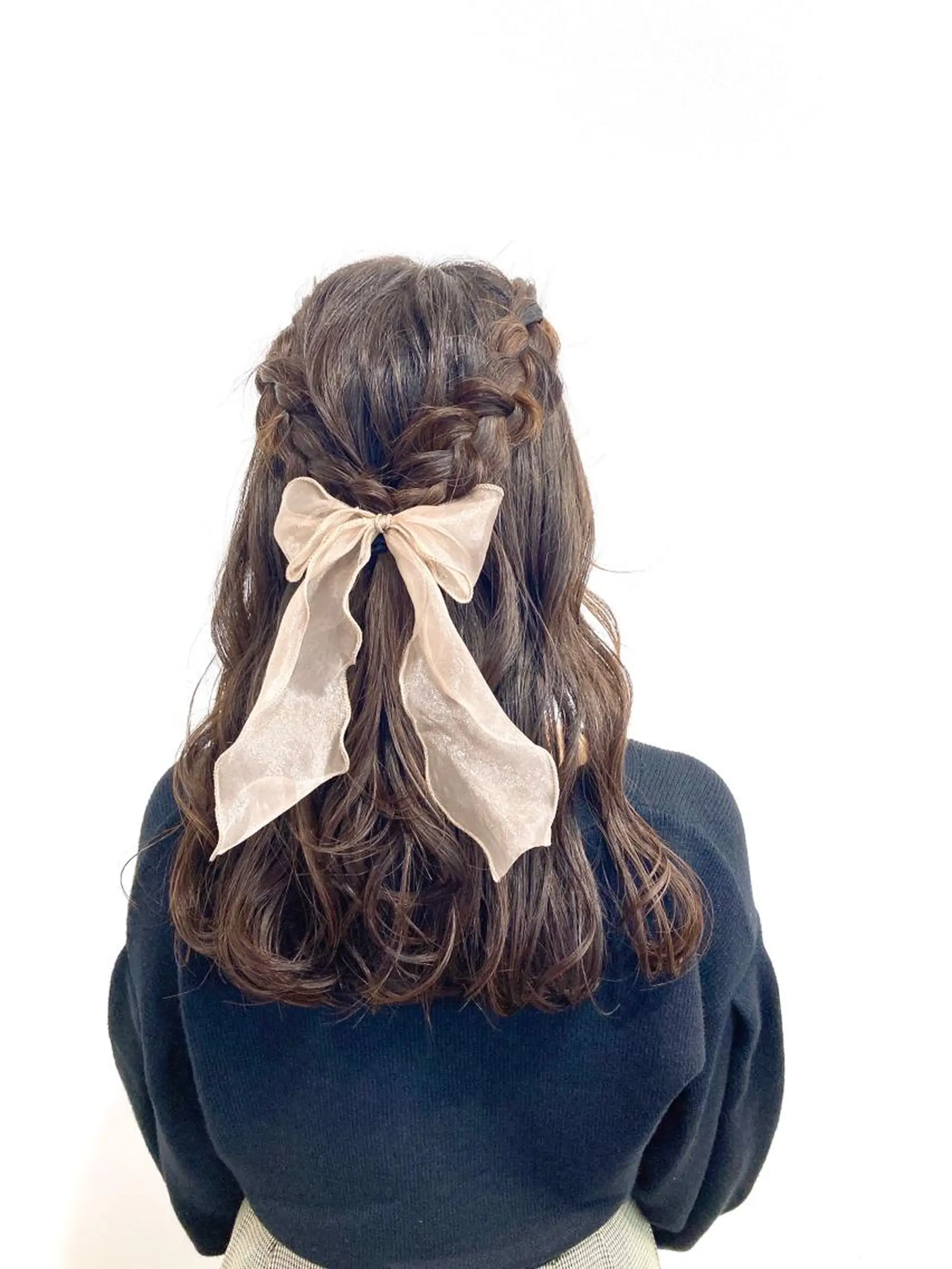 セミロング ヘアセット MiRI💜地毛級 エクステ✖似合わせ技のヘアスタイル