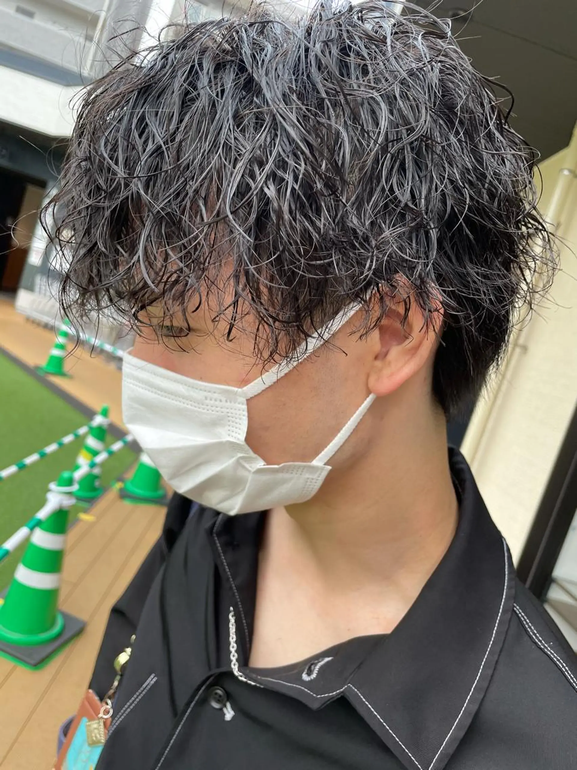 ショート パーマ メンズ メンズヘア特化 崎田 成人のヘアスタイル