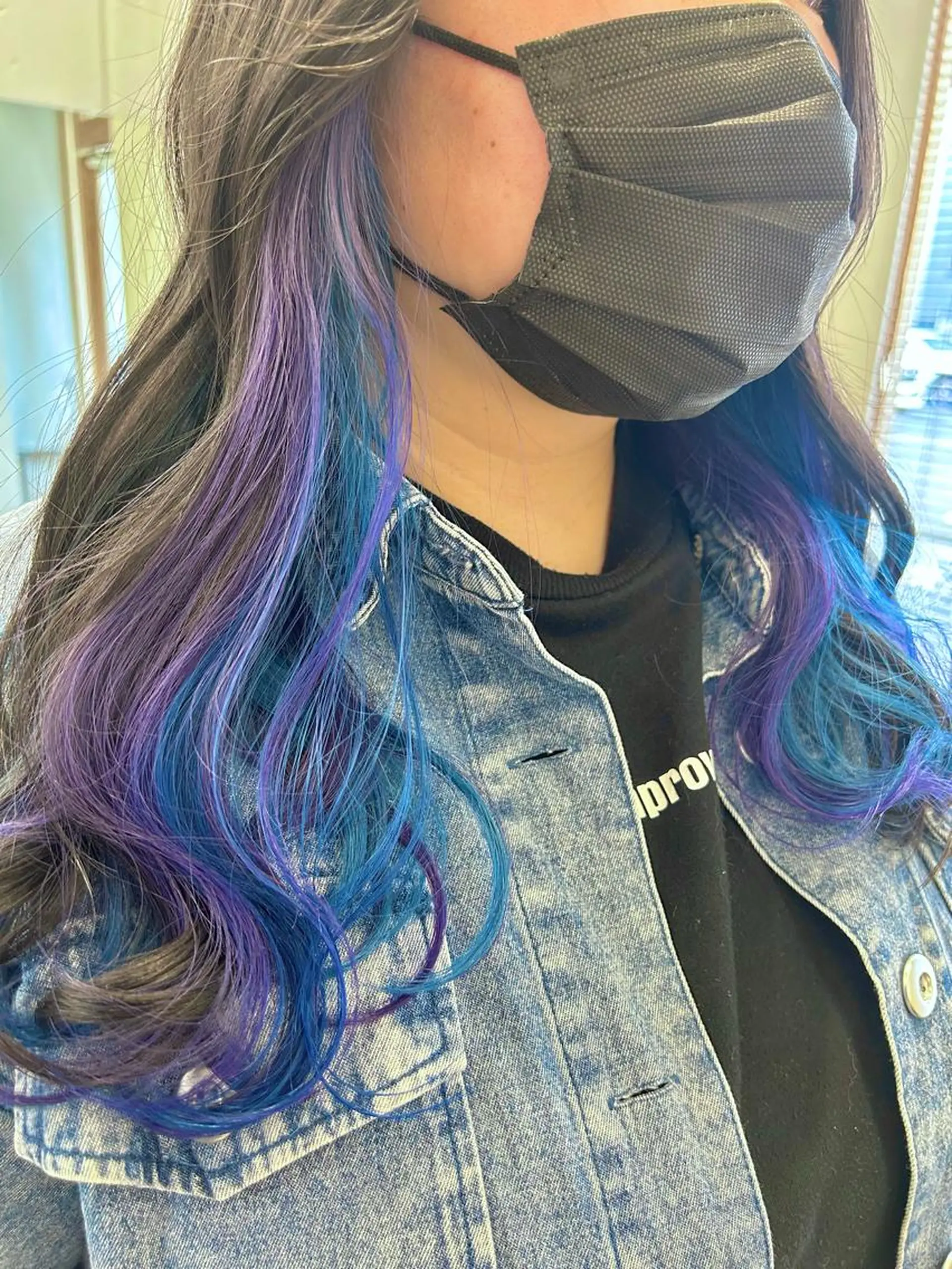 セミロング カット ヘアカラー ior北千住【イオール⠀】所属・SAEKI【ior 】北千住店ブリーチのヘアスタイル