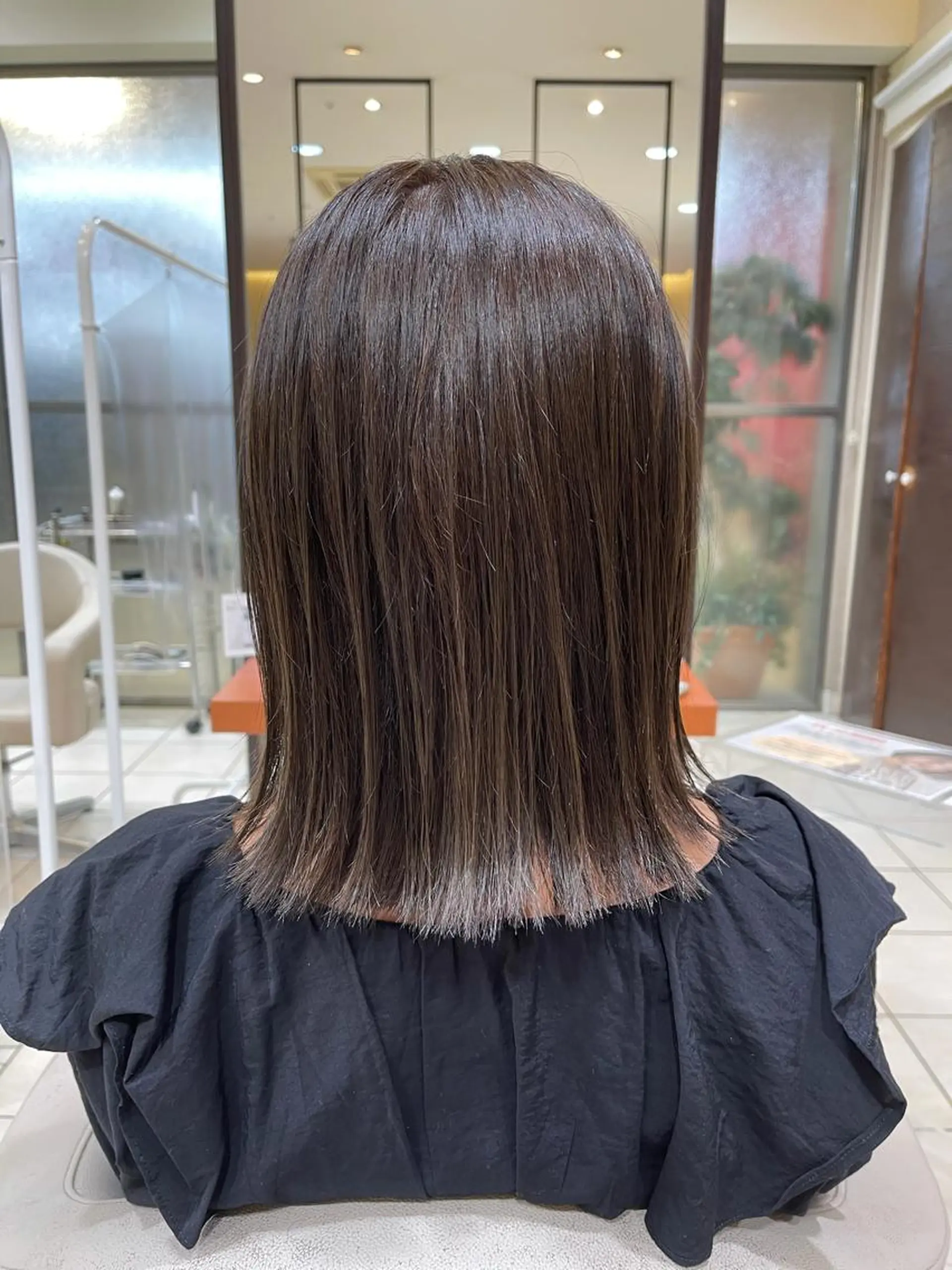 ミディアム カラー アッシュ カネヒラ リョウスケのヘアスタイル