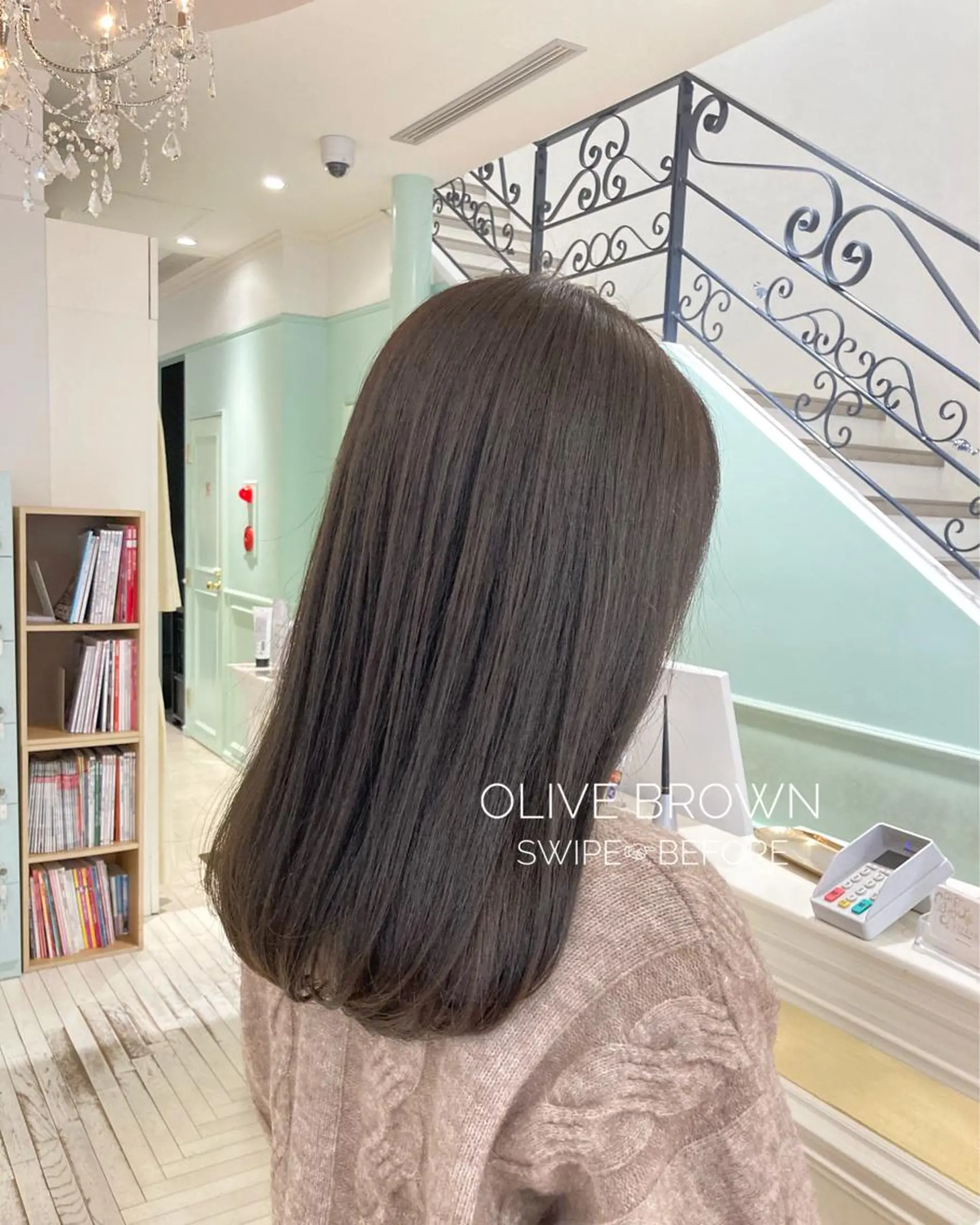 ミディアム カラー パーマ ヘアアレンジ Zina渋谷エリア マネージャShionのヘアスタイル