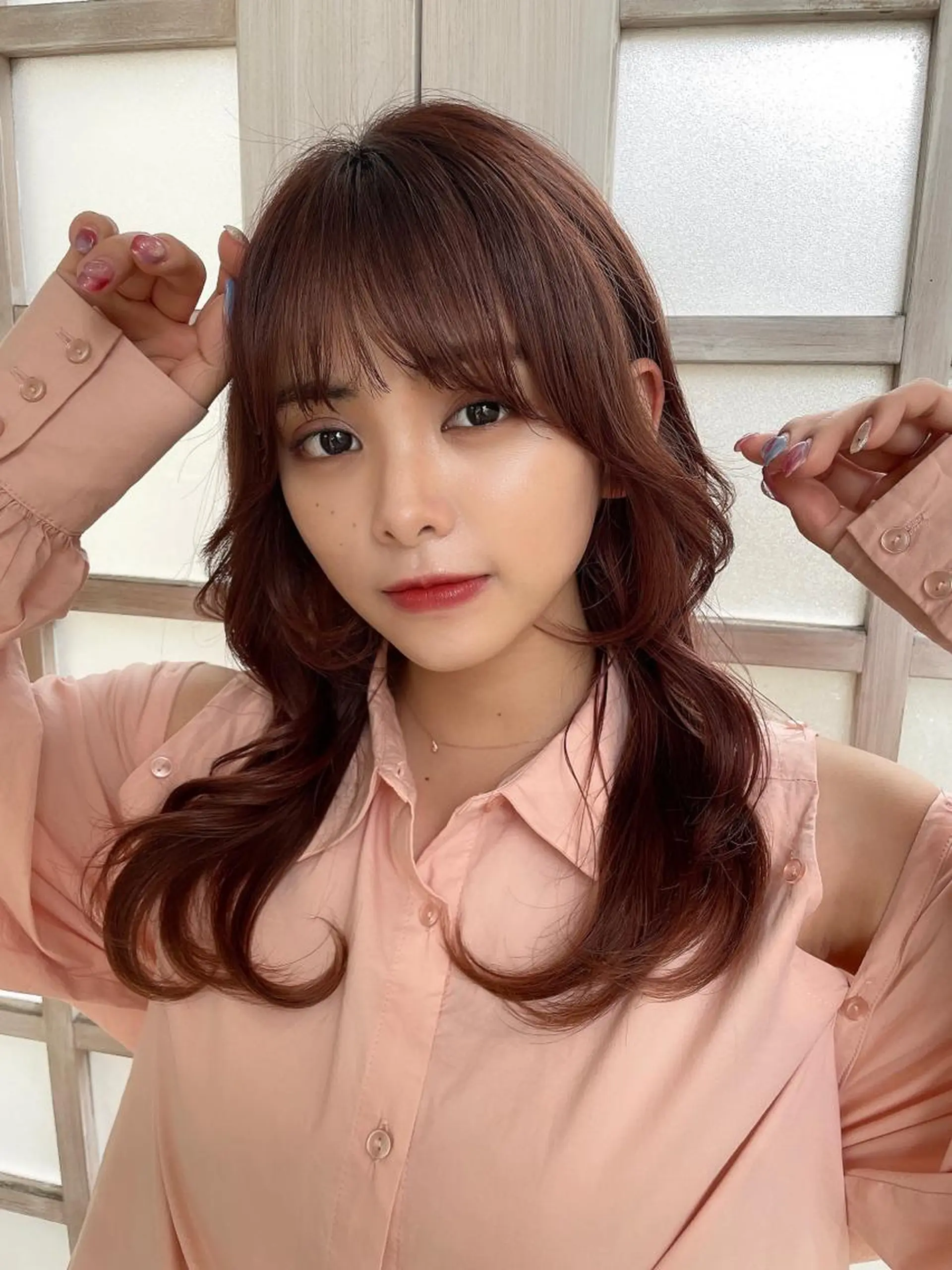 セミロング くびれヘア ❤️ショートカット ・顔周りカット❤️のヘアスタイル