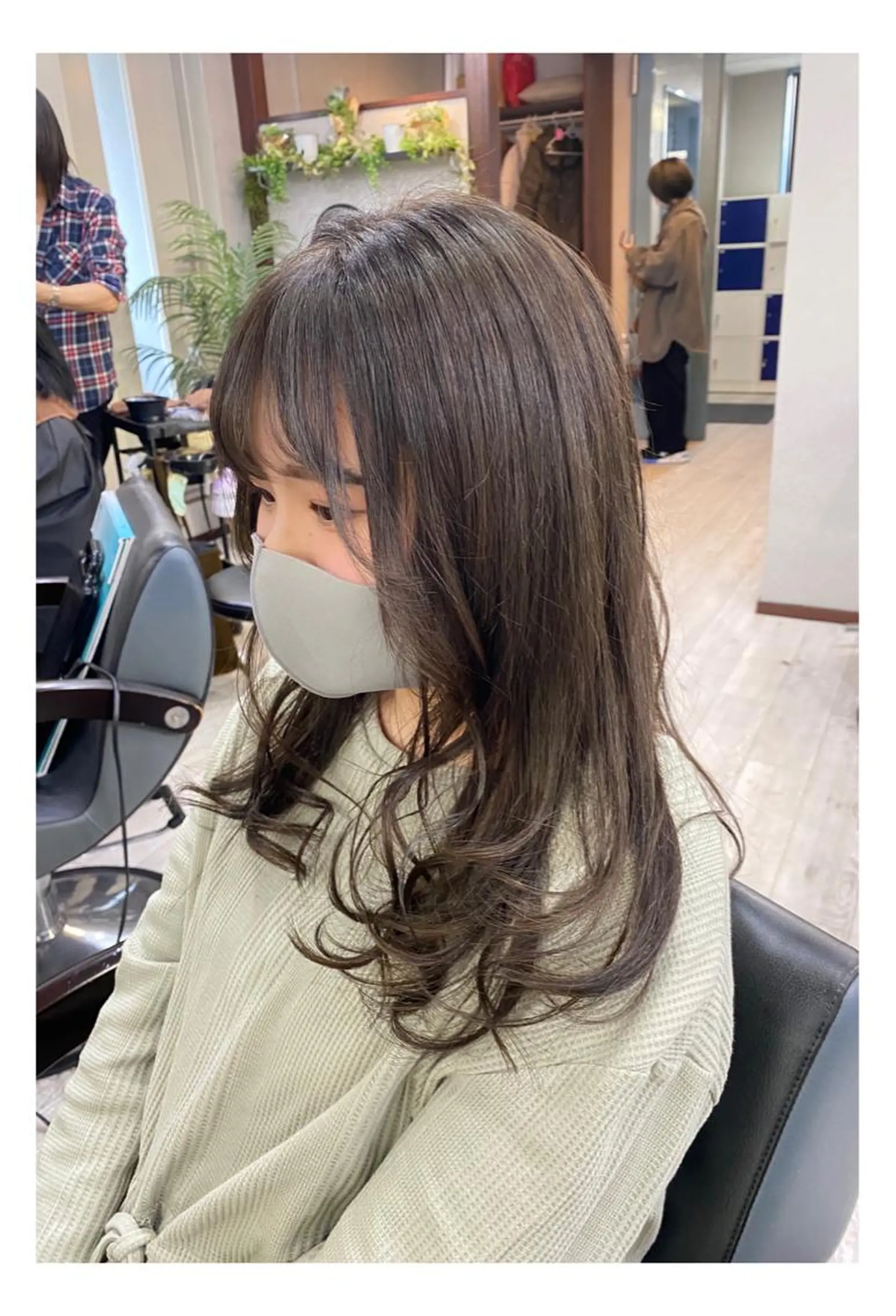 ロング カラー グレージュ ＊横浜駅＊ 金子 誠也のヘアスタイル