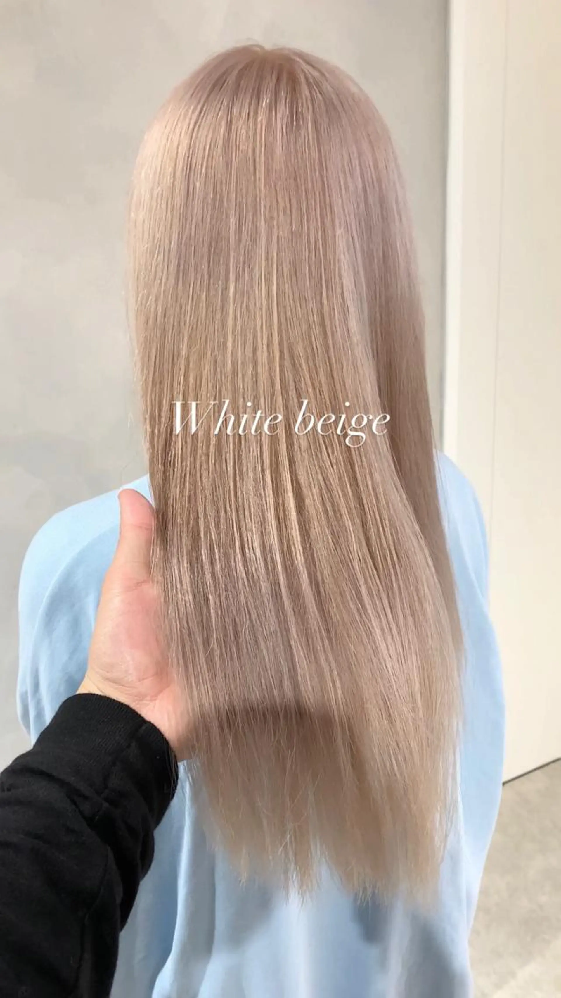 ミディアム カラー ヘアカラー トリートメント ハイトーン特化サロン 代表　中谷蓮のヘアスタイル