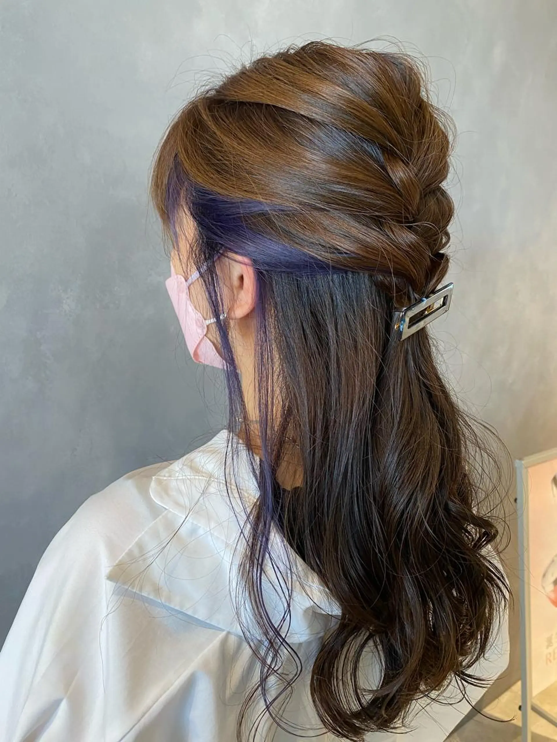 ロング 内田 遥香のヘアスタイル