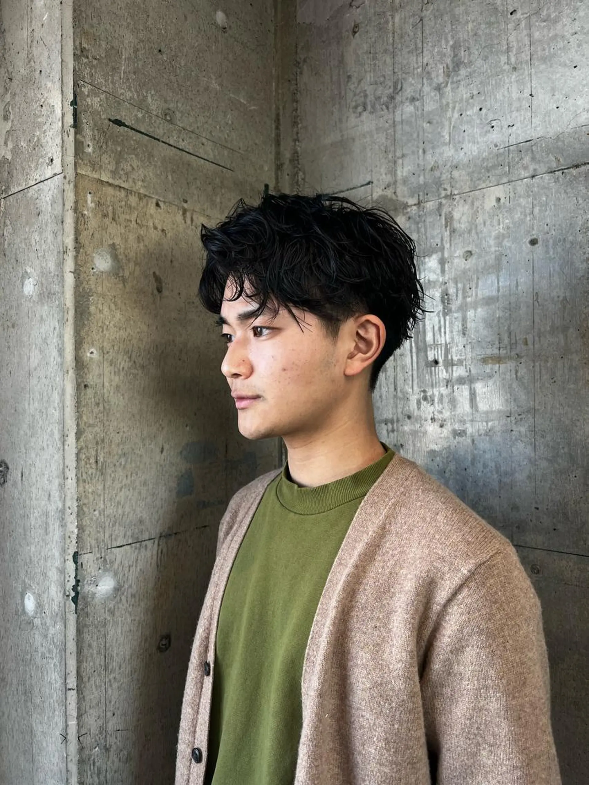 ショート カラー パーマ メンズ メンズパーマ ツイストスパイラルパーマ スパイラルパーマ パーマ メンズパーマ /SUNAOのヘアスタイル