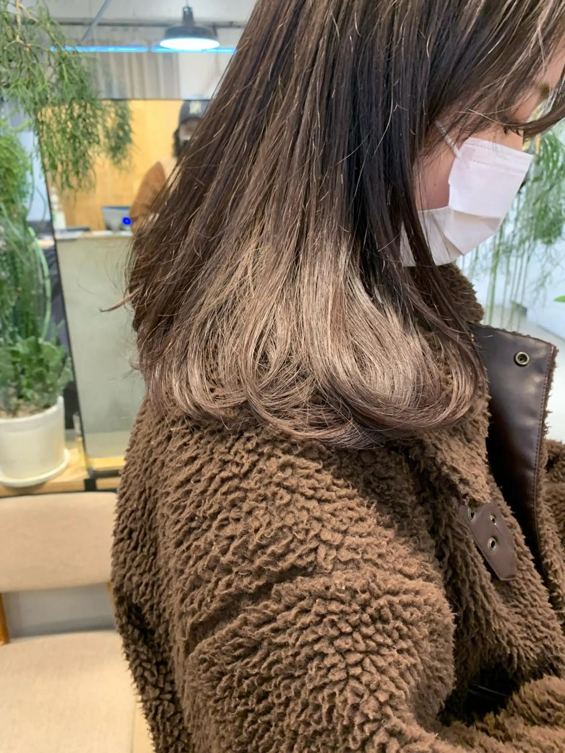 ロング カラー 小顔レイヤー×コンパ クトボブ/林隆平のヘアスタイル