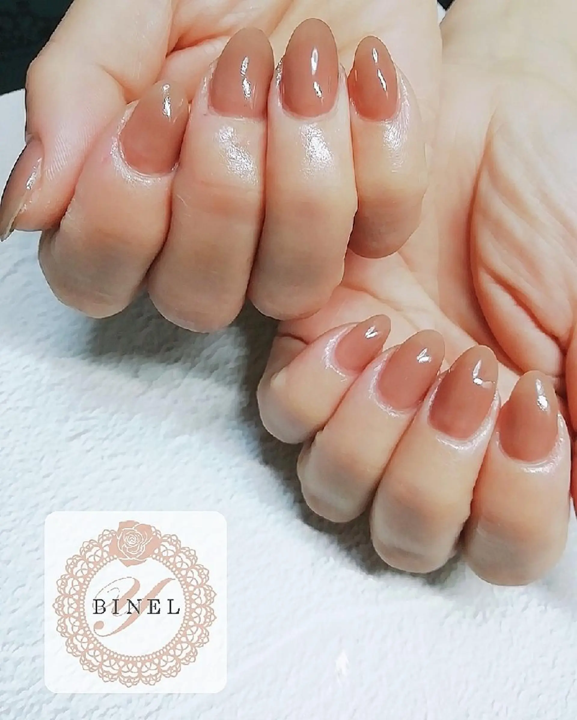 ネイル ワンカラーネイル ハンドネイル Nail Salon Y.BINELのネイルデザイン