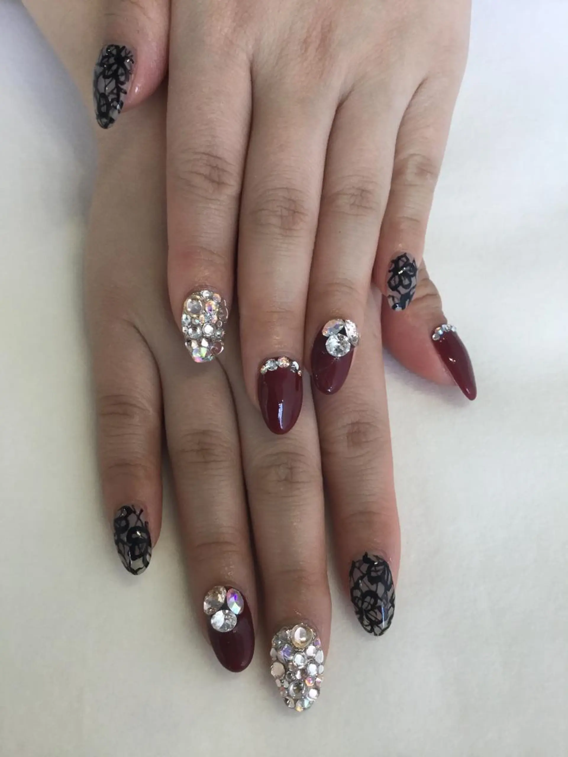 ネイル ハンドネイル 💎🐰 saki. m 🐰💎のネイルデザイン