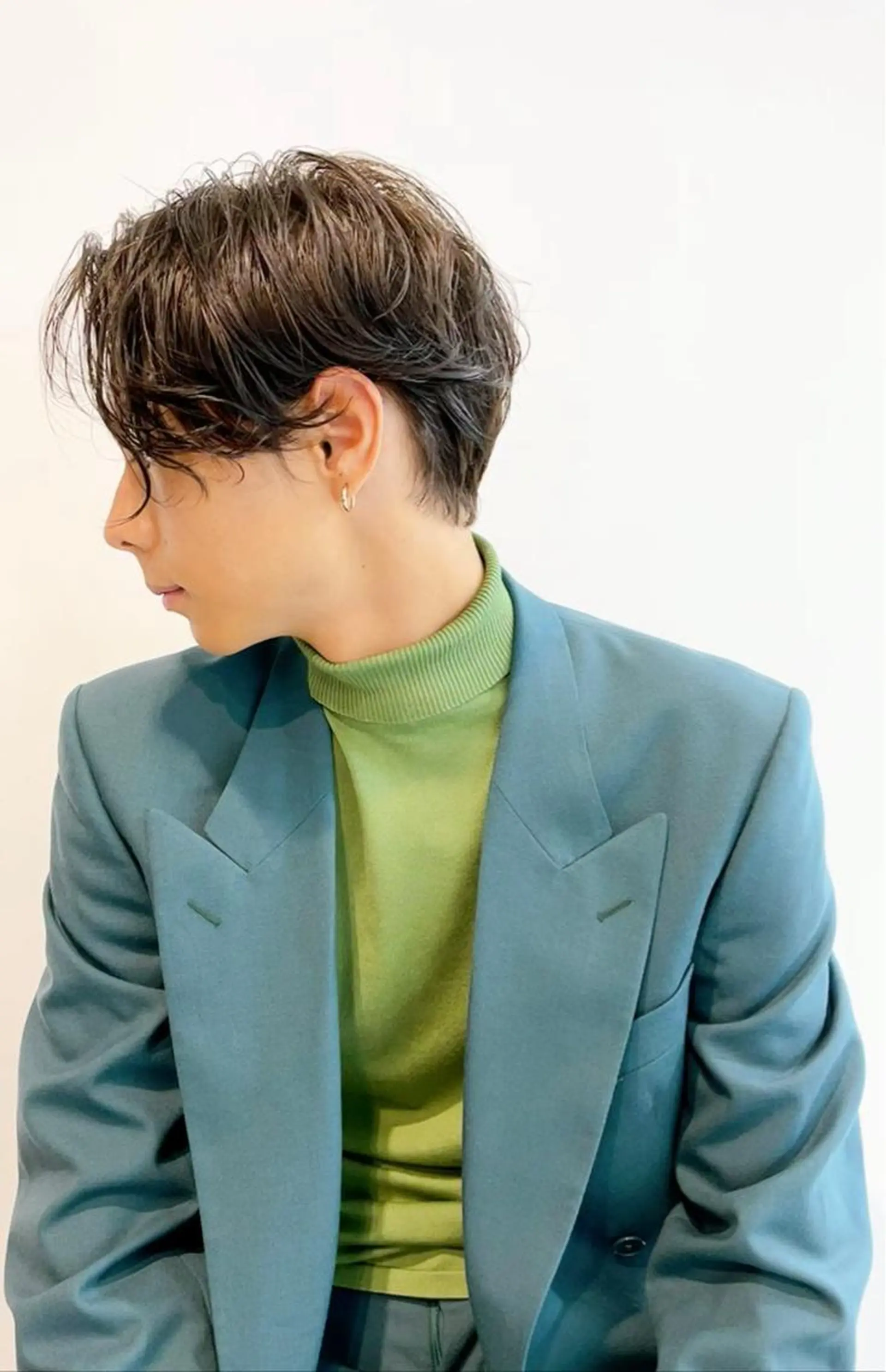 ショート パーマ メンズ メンズパーマ カット パーマ メンズパーマ タカキリョウのヘアスタイル