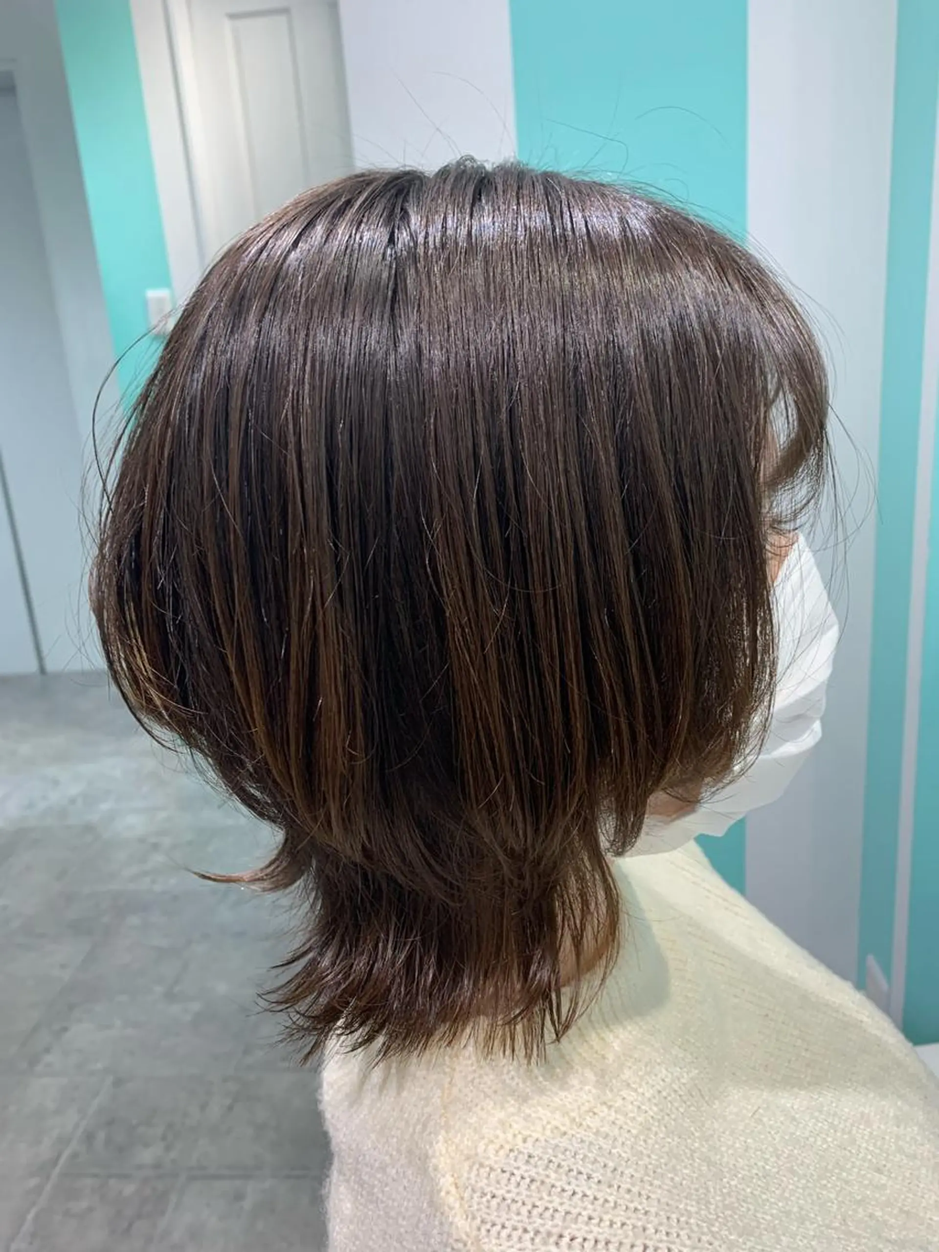 ミディアム 高橋 奈津沙のヘアスタイル