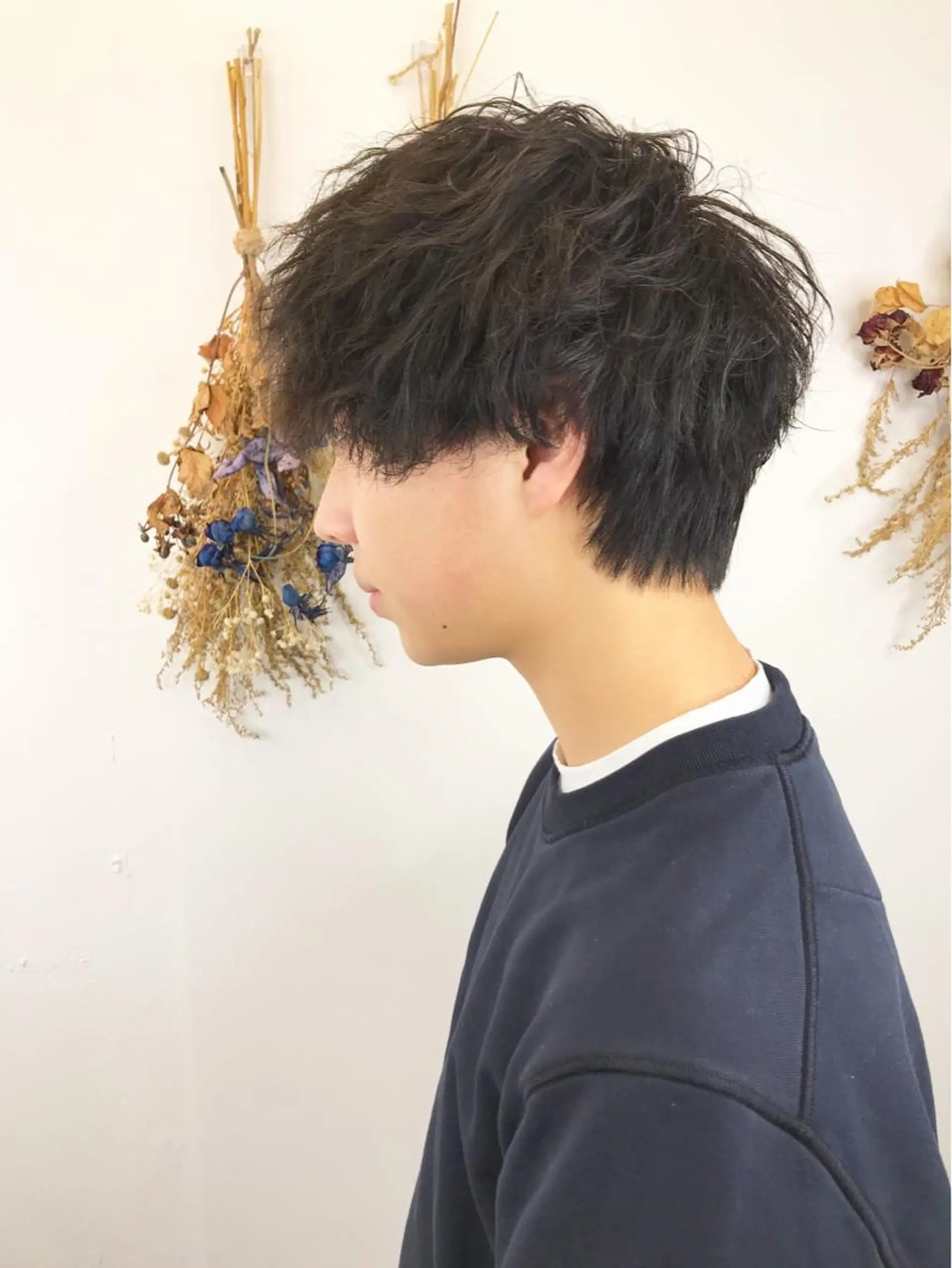 カラー パーマ メンズ メンズサロン アソビ元町のヘアスタイル