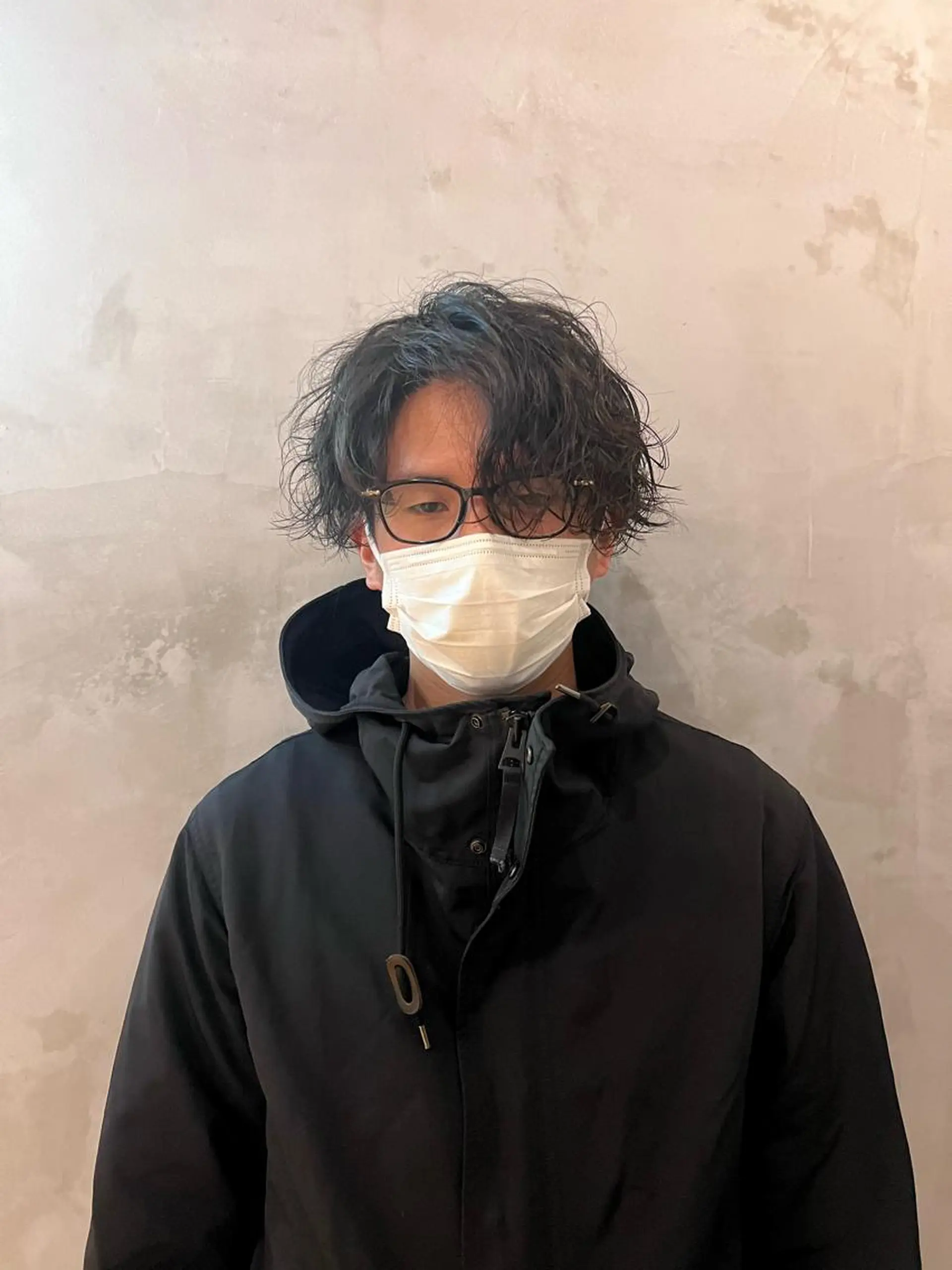 ショート カラー パーマ メンズ メンズパーマ ツイストスパイラルパーマ スパイラルパーマ カット パーマ メンズパーマ /SUNAOのヘアスタイル