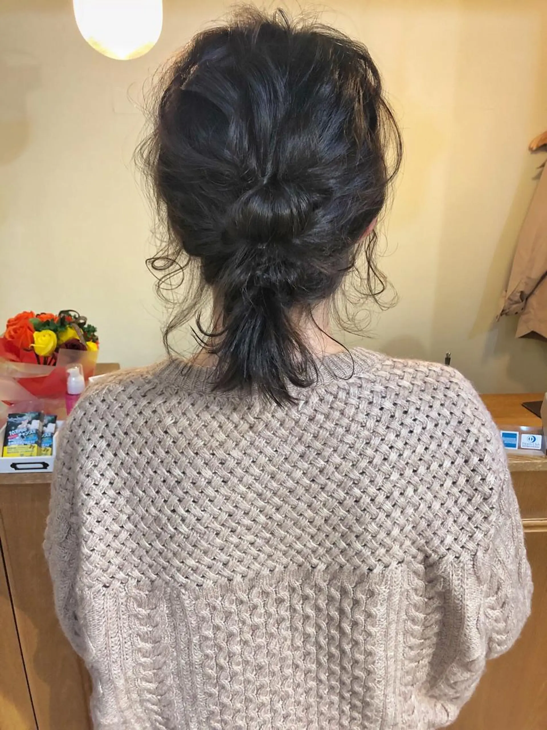 ヘアアレンジ ポニーテール MI NAのヘアスタイル