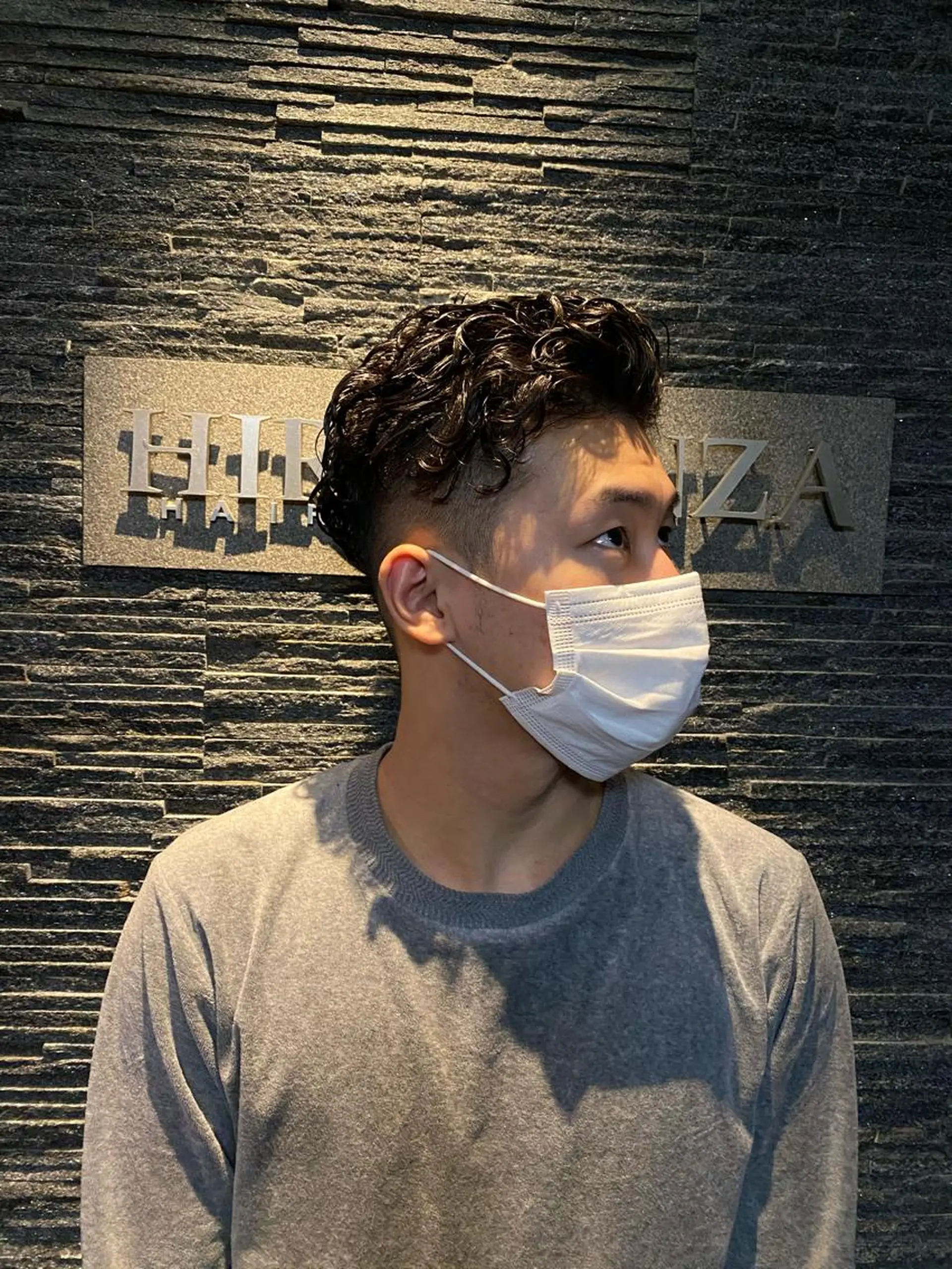 ショート パーマ メンズ 💈ヒロ銀座💈 ✨墓越聖菜✨のヘアスタイル