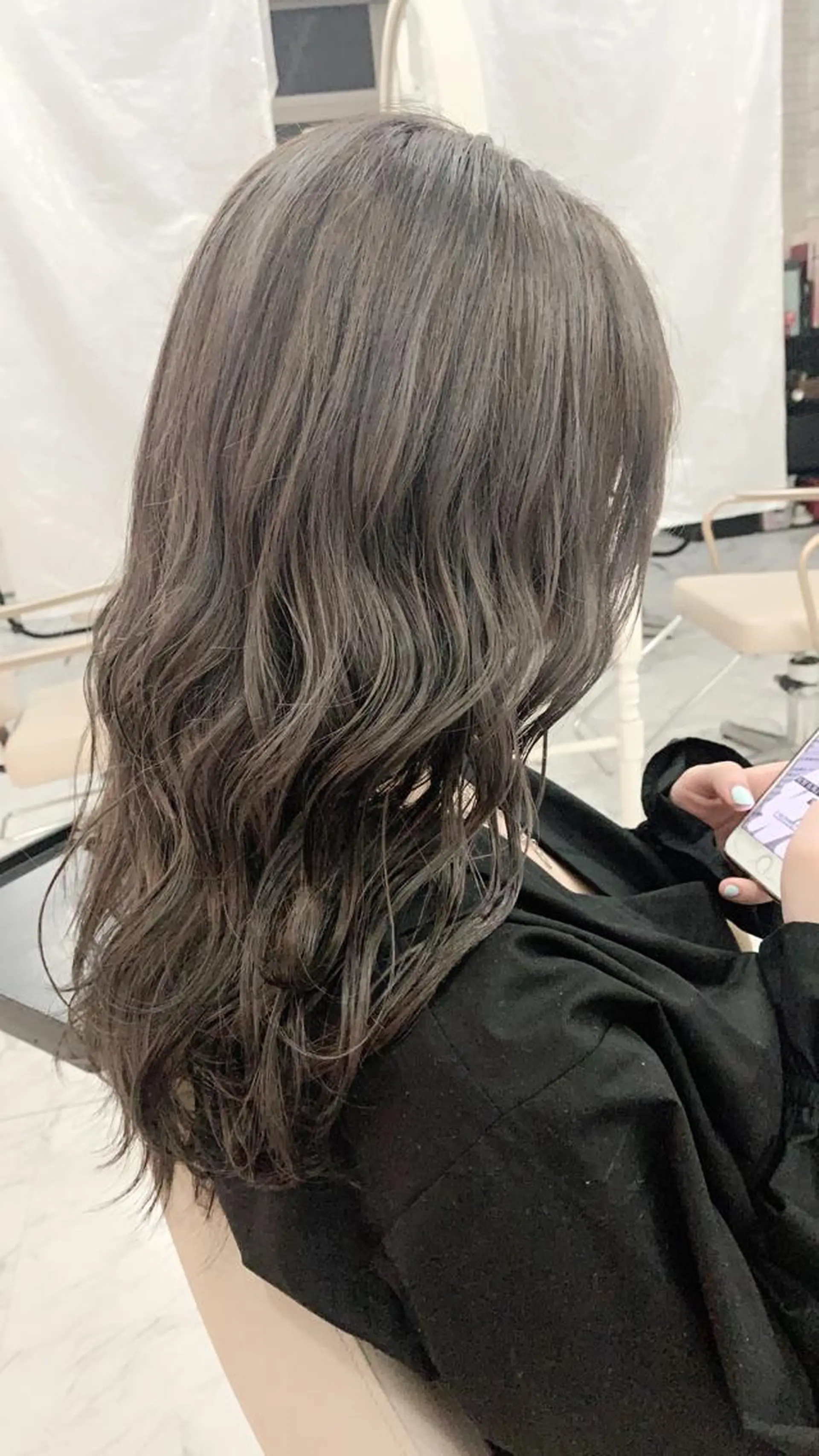 セミロング カット ヘアカラー トリートメント 保々  雄輝のヘアスタイル