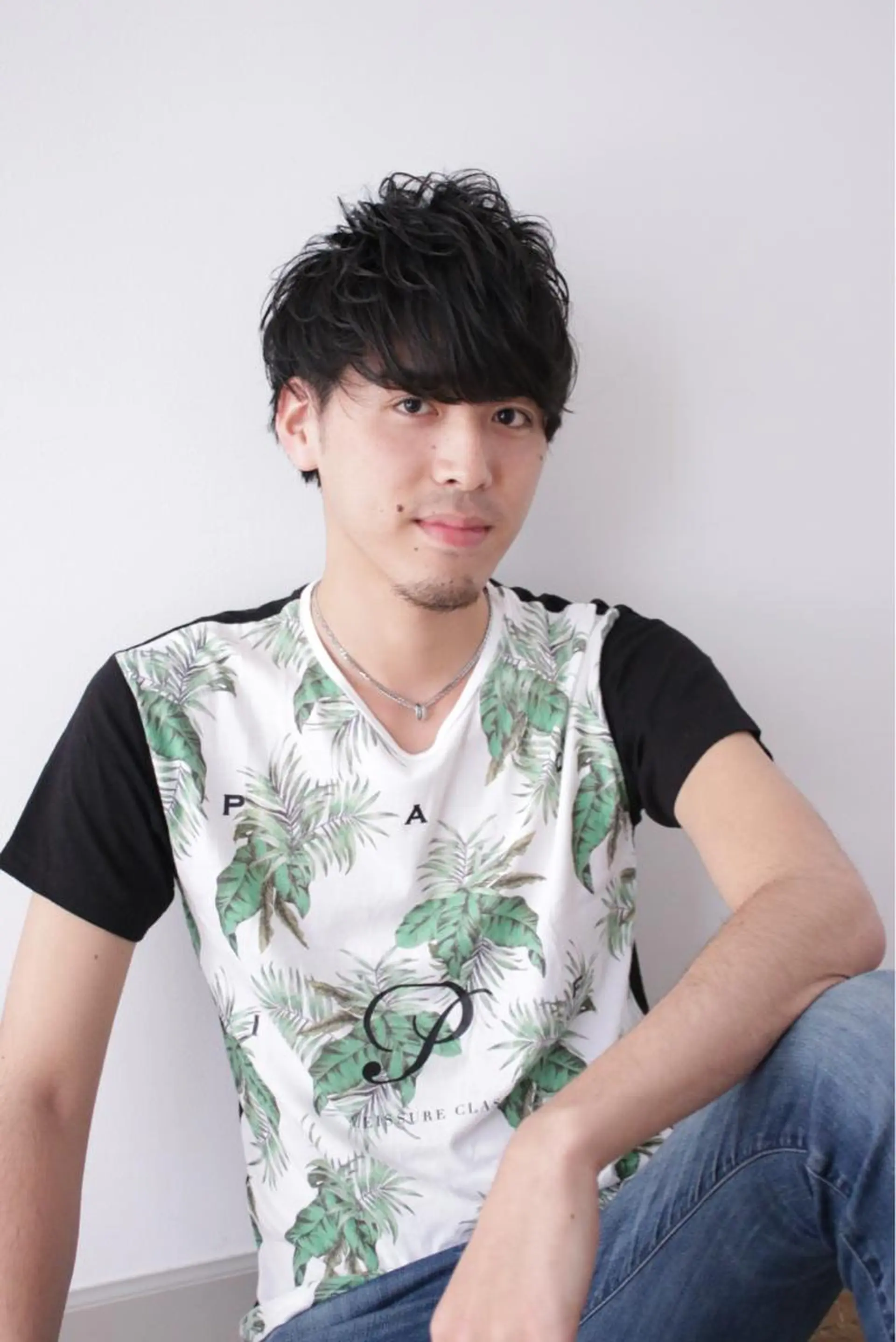 ショート パーマ メンズ カット パーマ トリートメント Lolonois池田 代表 鍜治本颯太のヘアスタイル