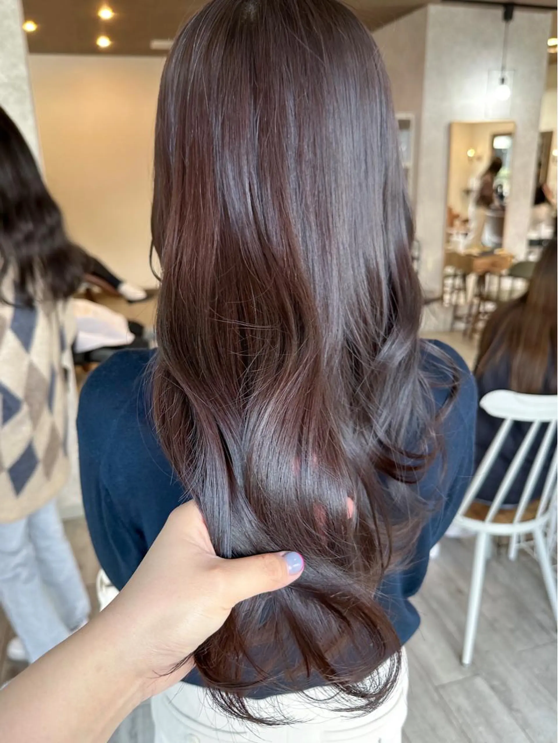 セミロング カラー レイヤー/高橋 みく /池下/千種のヘアスタイル