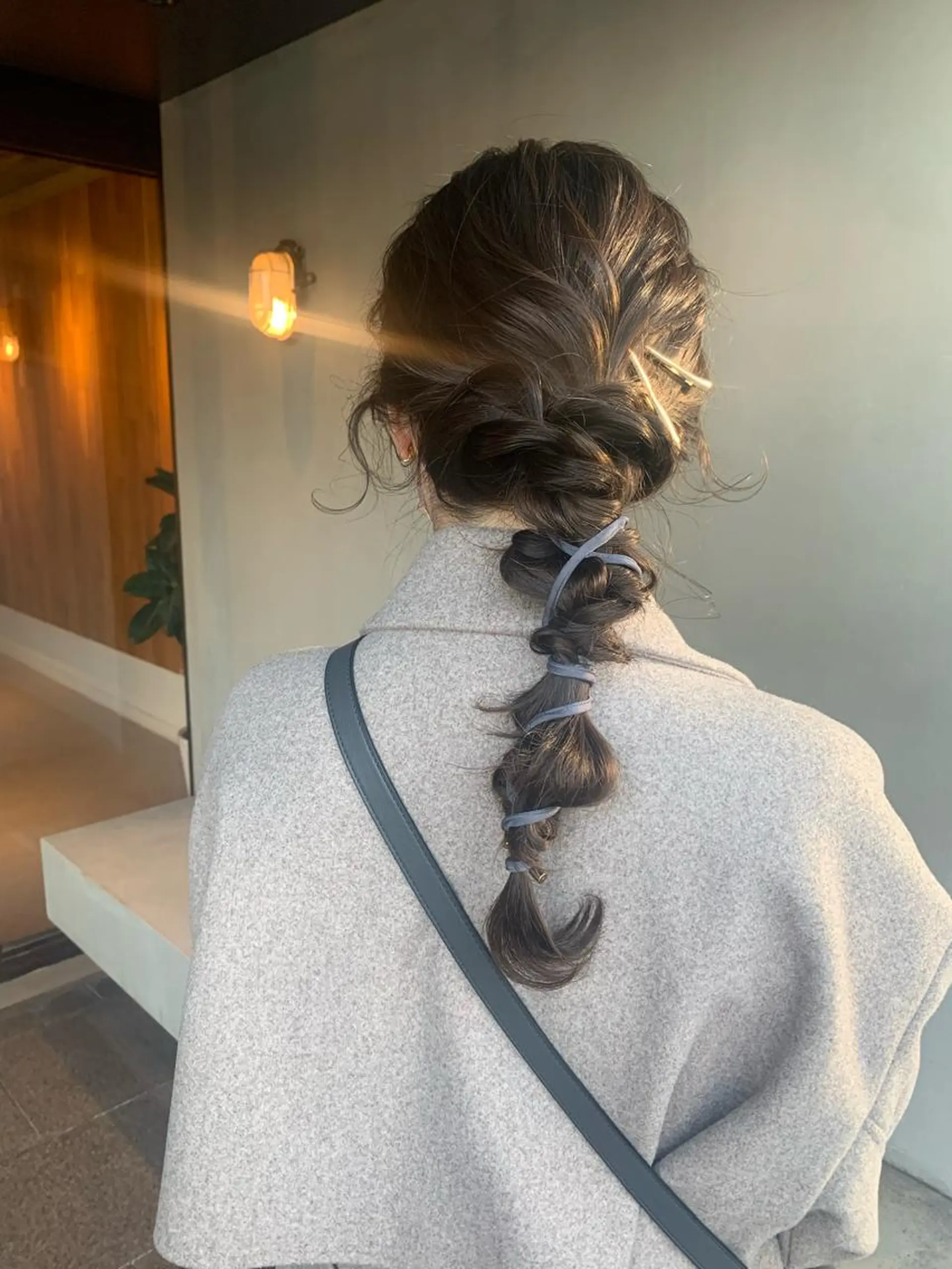 ロング ヘアアレンジ ヘアセット ブリーチ/アレンジ 天満/chihiroのヘアスタイル