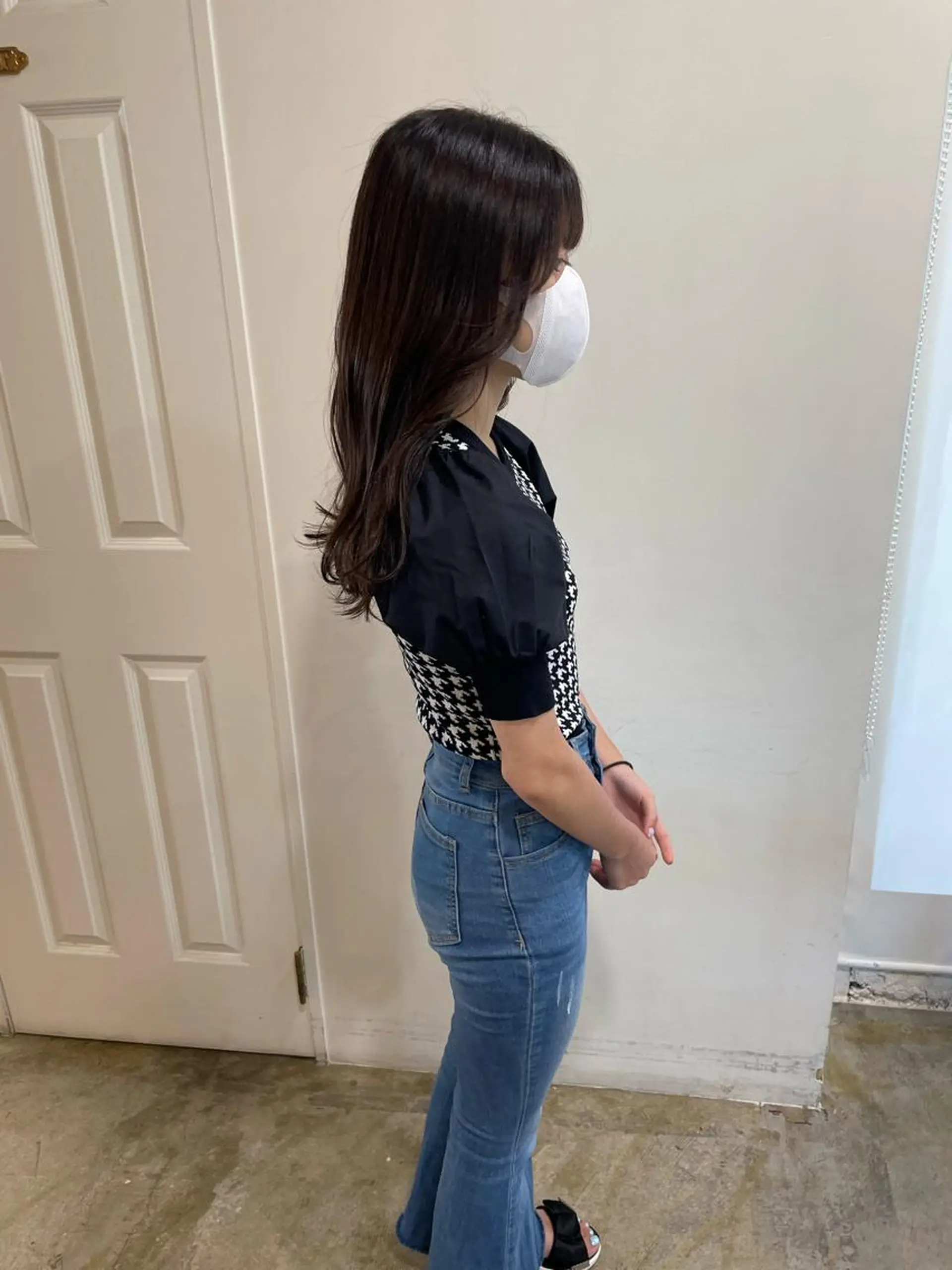 セミロング カラー ベージュカラー カット ヘアカラー トリートメント MIOベージュカラー 柔らかいカラーのヘアスタイル